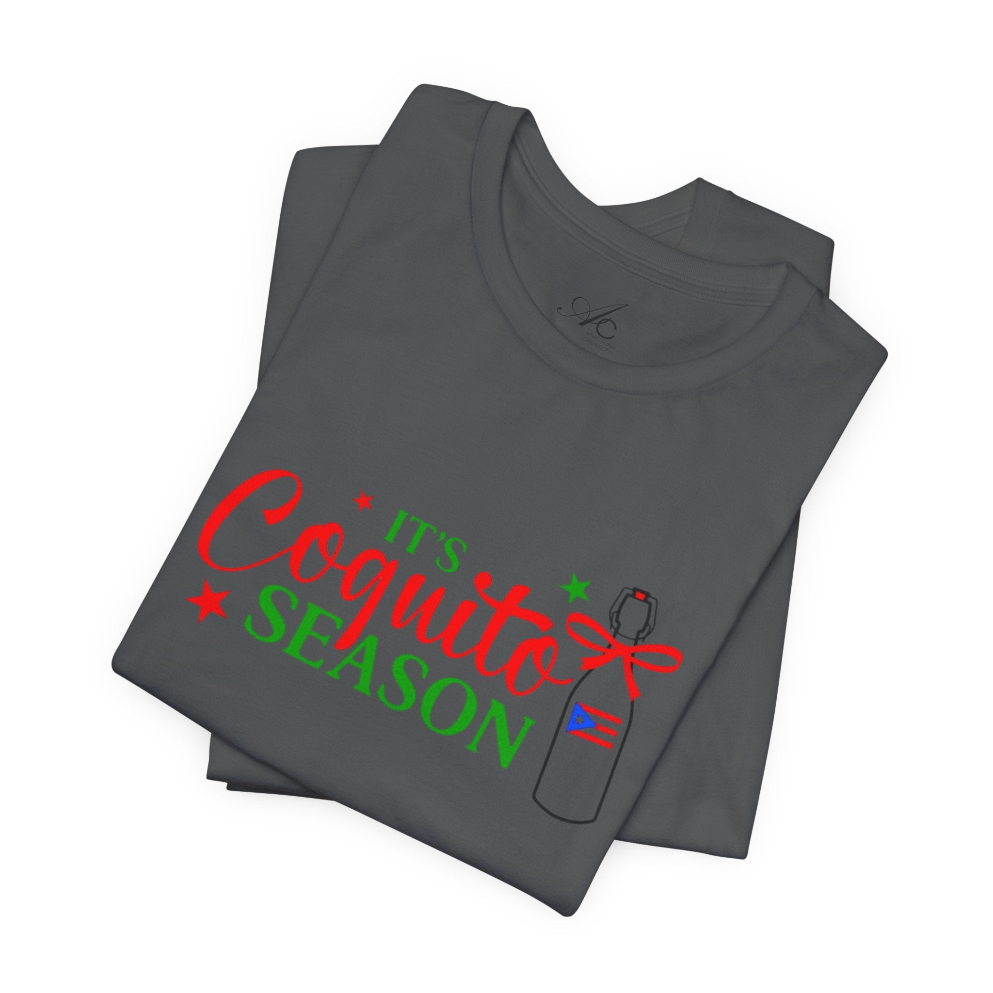 It's Coquito Season T-Shirt - Christmas Puerto Rican Holiday Cocktail Tee
