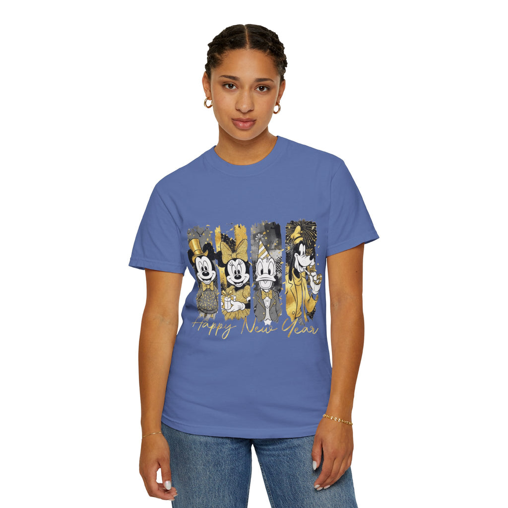 New Year Mickey & Friends T-Shirt  'Happy New Year' Graphic Tee