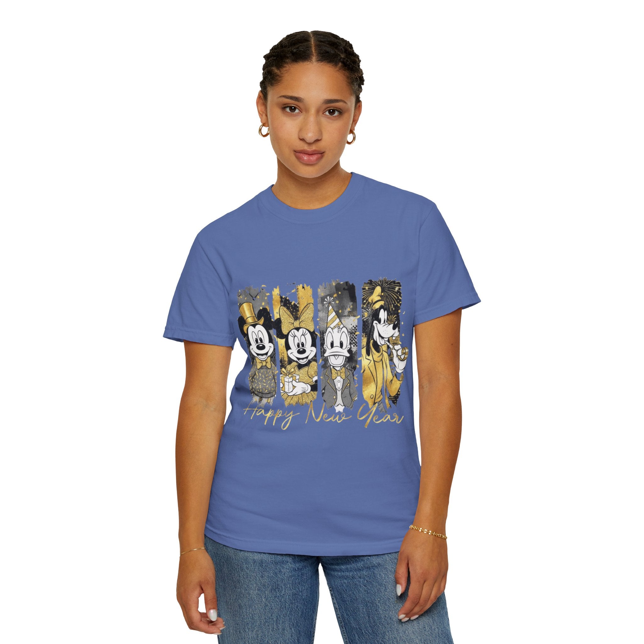 New Year Mickey & Friends T-Shirt  'Happy New Year' Graphic Tee