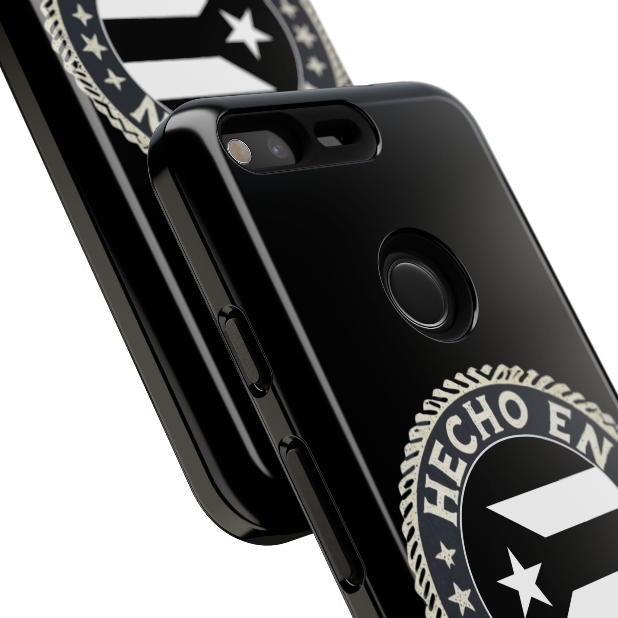 Hecho en Puerto Rico Phone Case  Puerto Rican Flag Emblem Tough Protective Cover