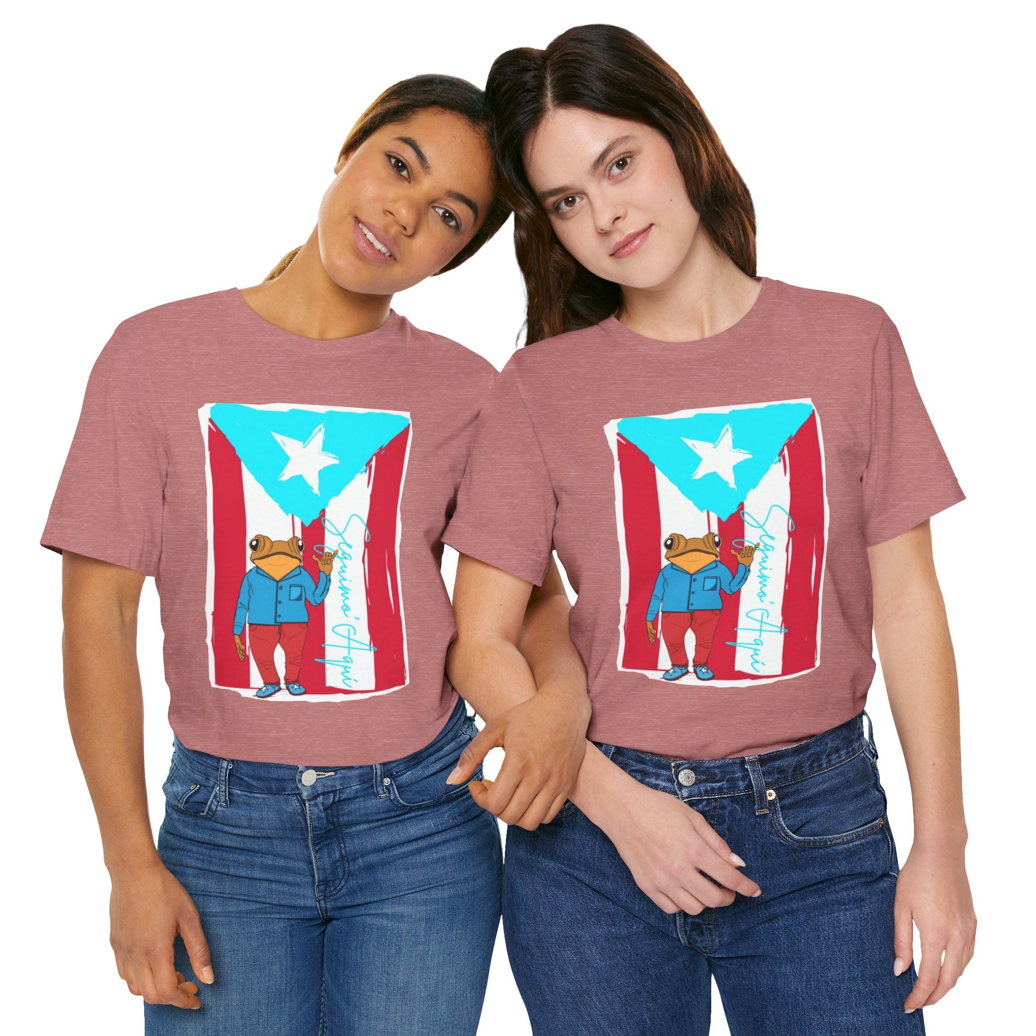 Puerto Rican Coqui Flag T‑Shirt  Boricua Pride Tee