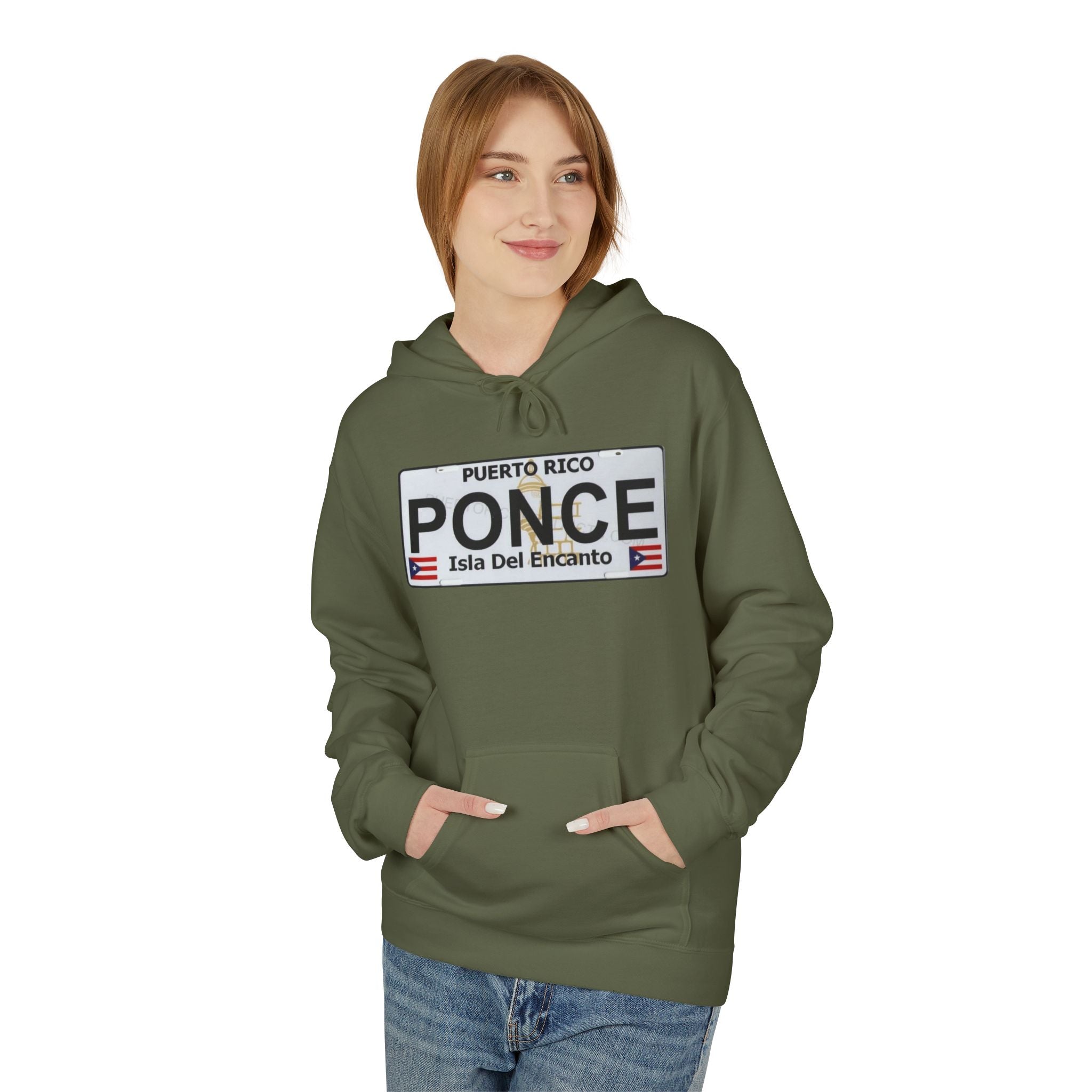 Ponce Puerto Rico License Plate Hoodie Isla Del Encanto Pullover