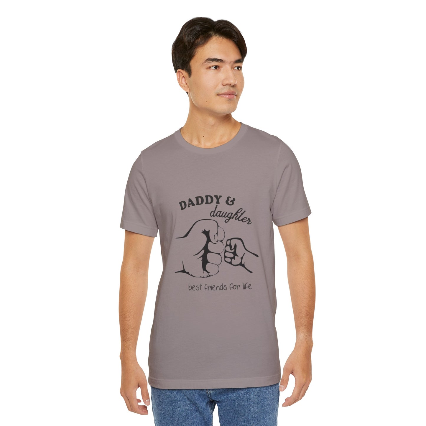 Daddy Daughter Best Friends Unisex Tee Fathers Day Gift, Family Matching Shirts, Kids & Dad Tee, Cute Parenting Apparel