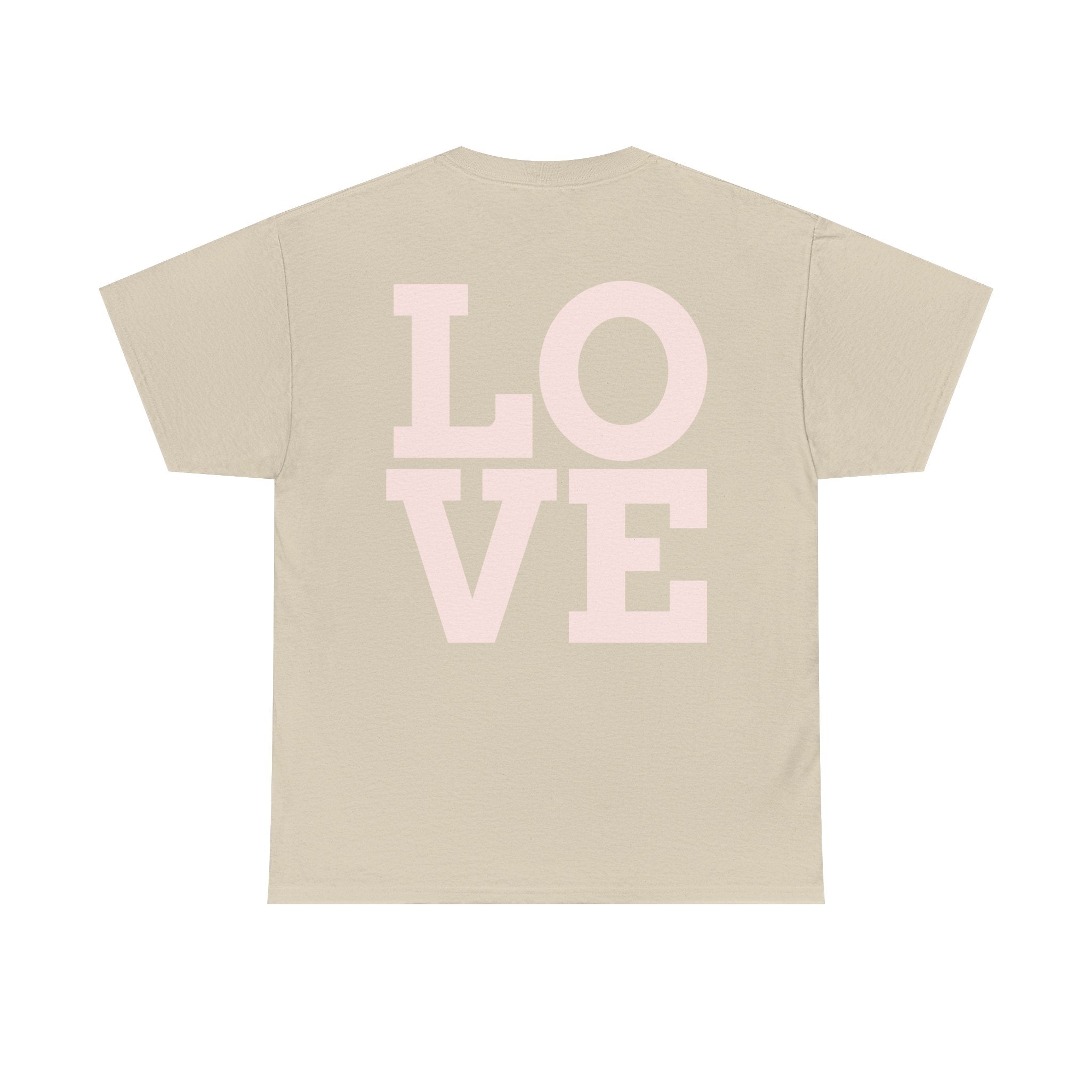Pink Heart Cherries Tee  LOVE Graphic Valentine T-Shirt