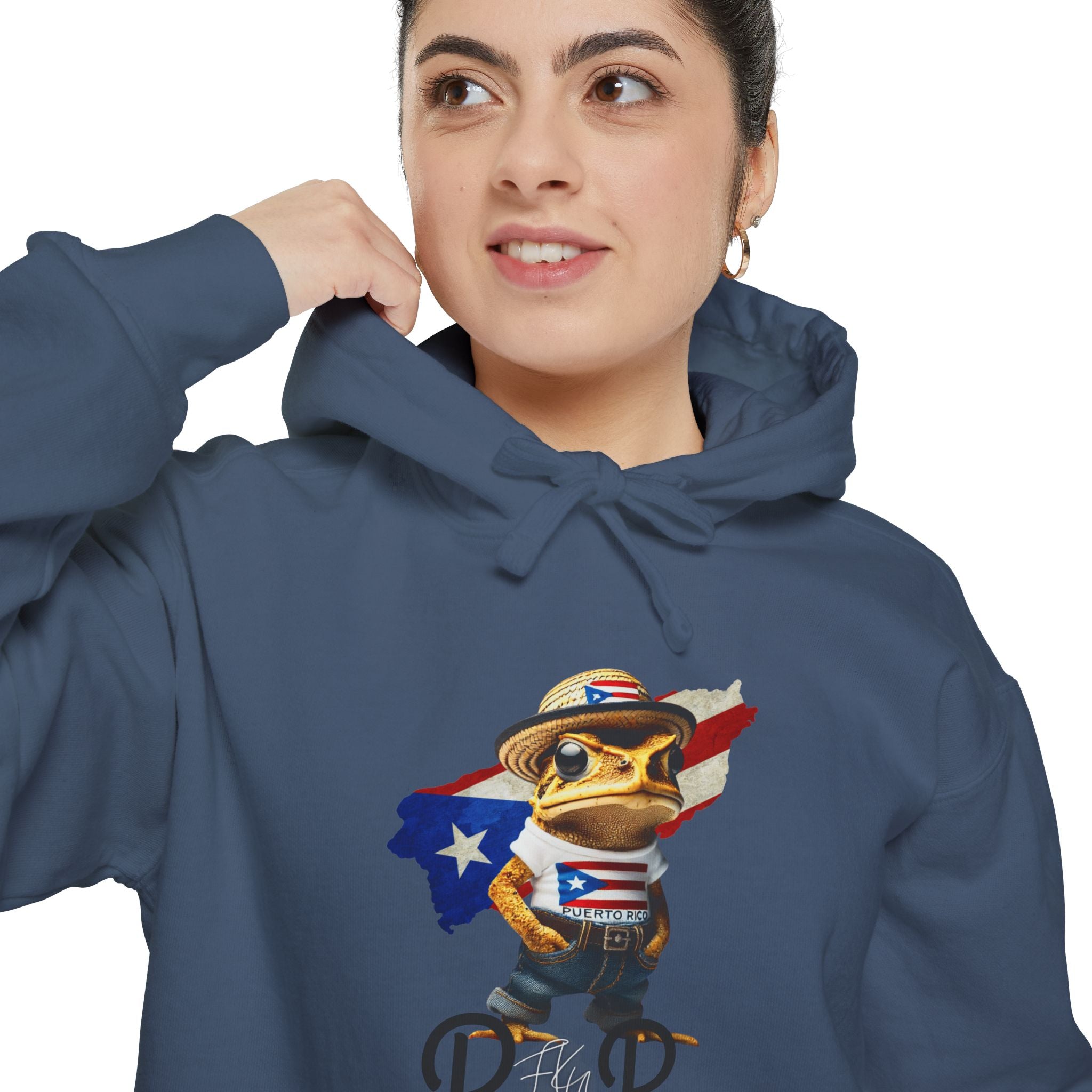 Camiseta y Sudadera Unisex con Bordado – Diseño de Puerto Rico Puerto Rico Embroidered T-Shirt & Unisex Crewneck Sweatshirt