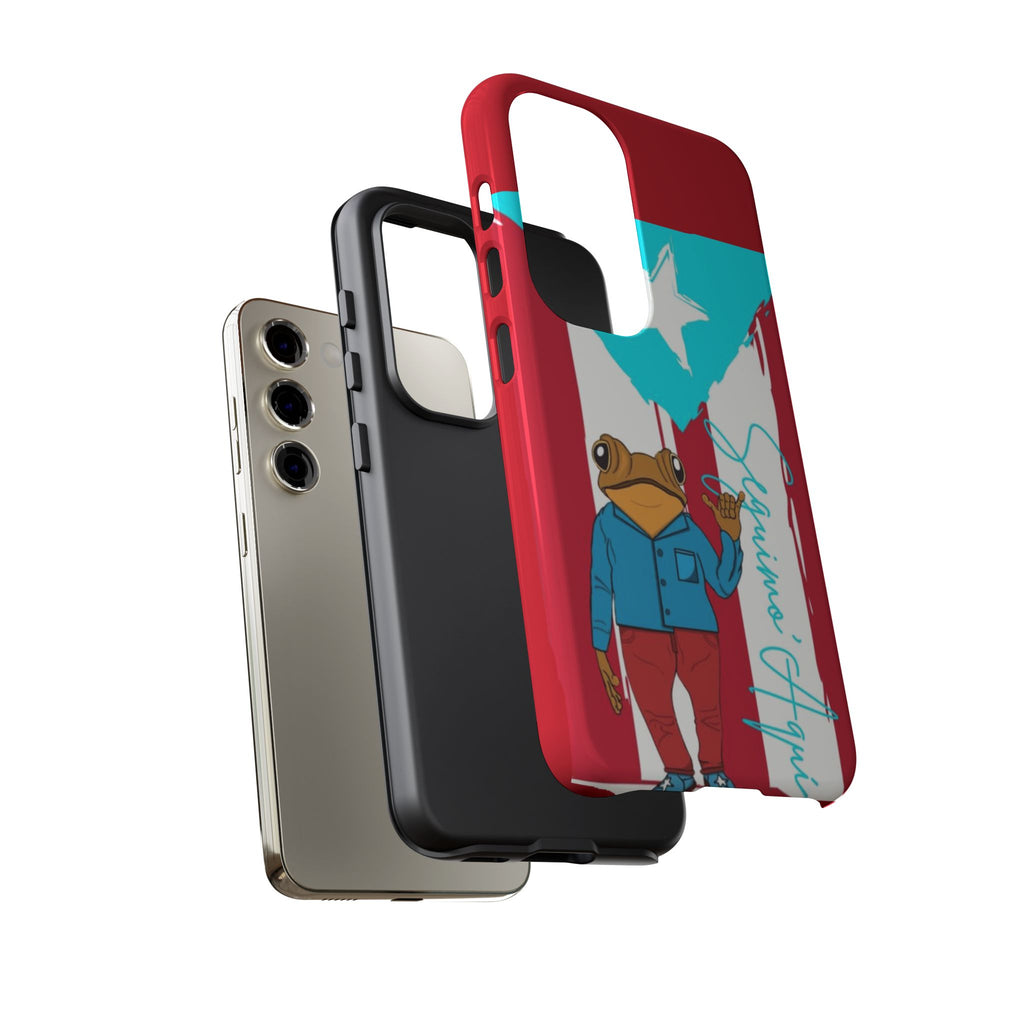 Puerto Rican Flag Frog Design ("Señorita Hops")Phone Case Isla del Encanto Phone Case – Puerto Rican Style