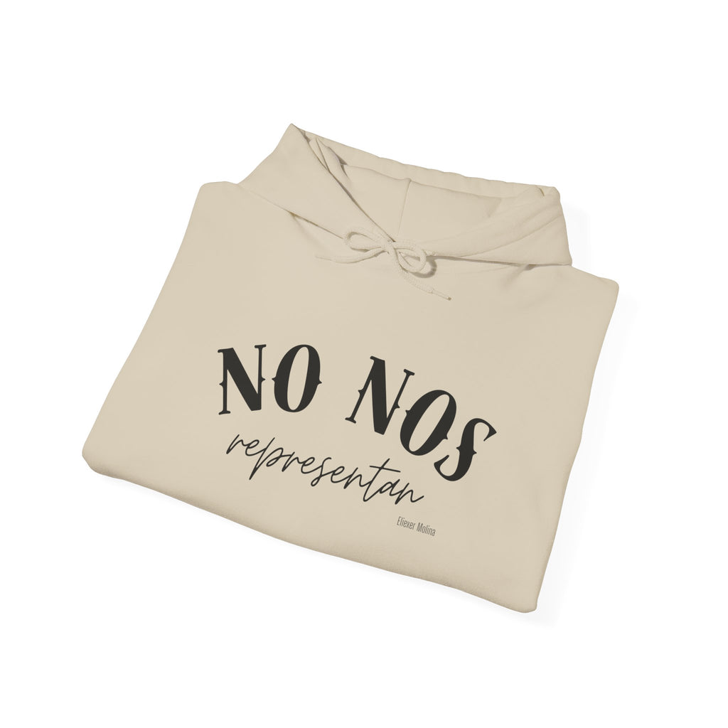 Puerto Rican Pride Hoodie  “No Nos representan” Front & Puñeta Flag Back