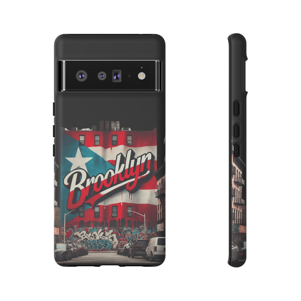 Brooklyn Street Art Phone Case  Urban Graffiti Protective Cover
