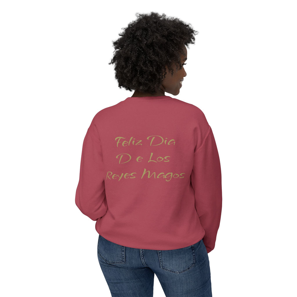 Three Kings Sweatshirt  'Feliz Día De Los Reyes Magos' Holiday Crewneck Christmas T-shirts and sweaters