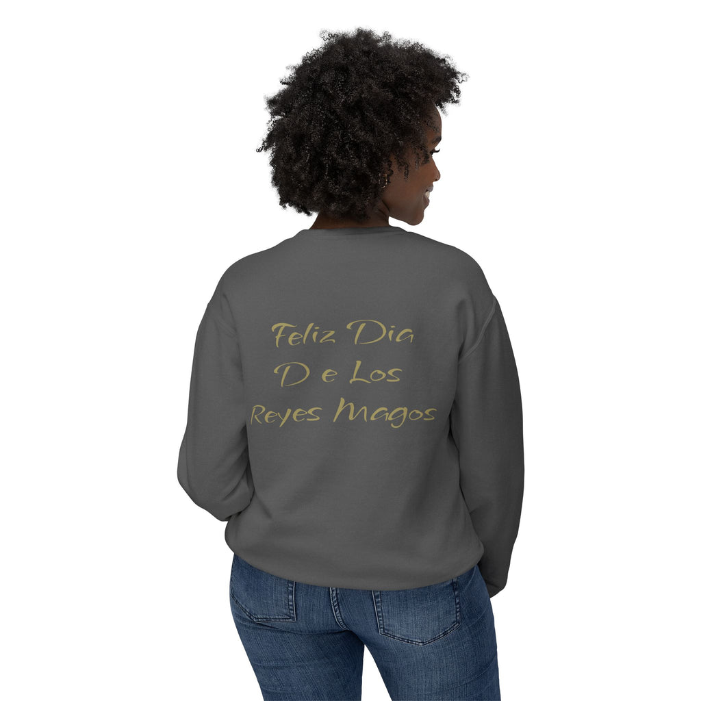 Three Kings Sweatshirt  'Feliz Día De Los Reyes Magos' Holiday Crewneck Christmas T-shirts and sweaters