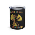 10oz Tumbler — "Keeping It Jolly in Rainy Weather" Cute Mushroom Design Medical Christmas Mug