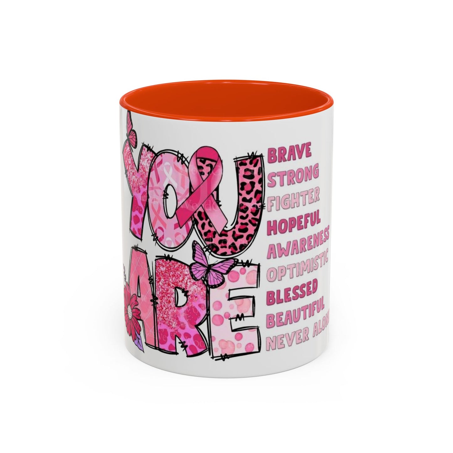 Cancer Hope Collection Empowering Inspirational Mug for Breast Cancer Awareness