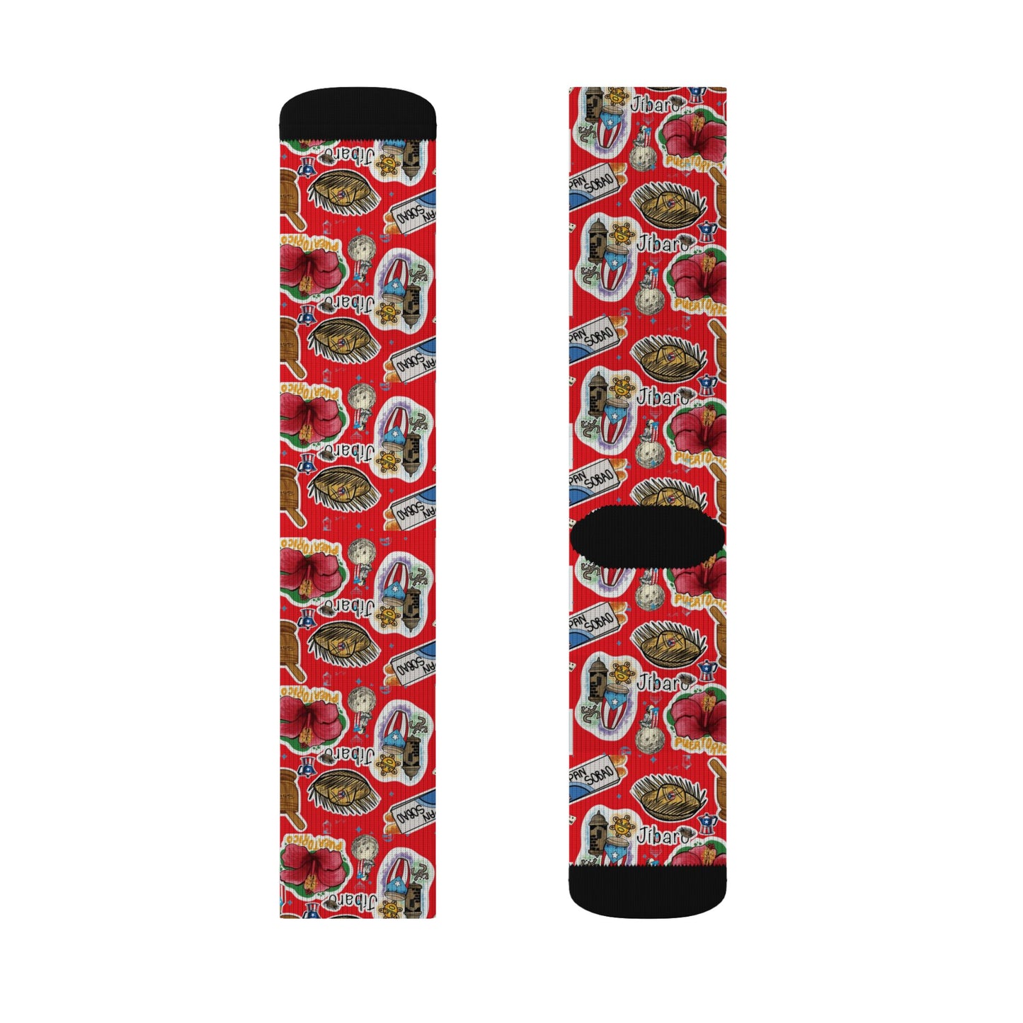 Puerto Rico Pride Sublimation Socks