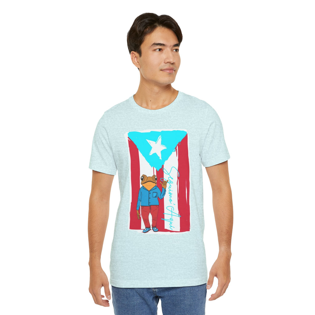 Puerto Rican Coqui Flag T‑Shirt  Boricua Pride Tee