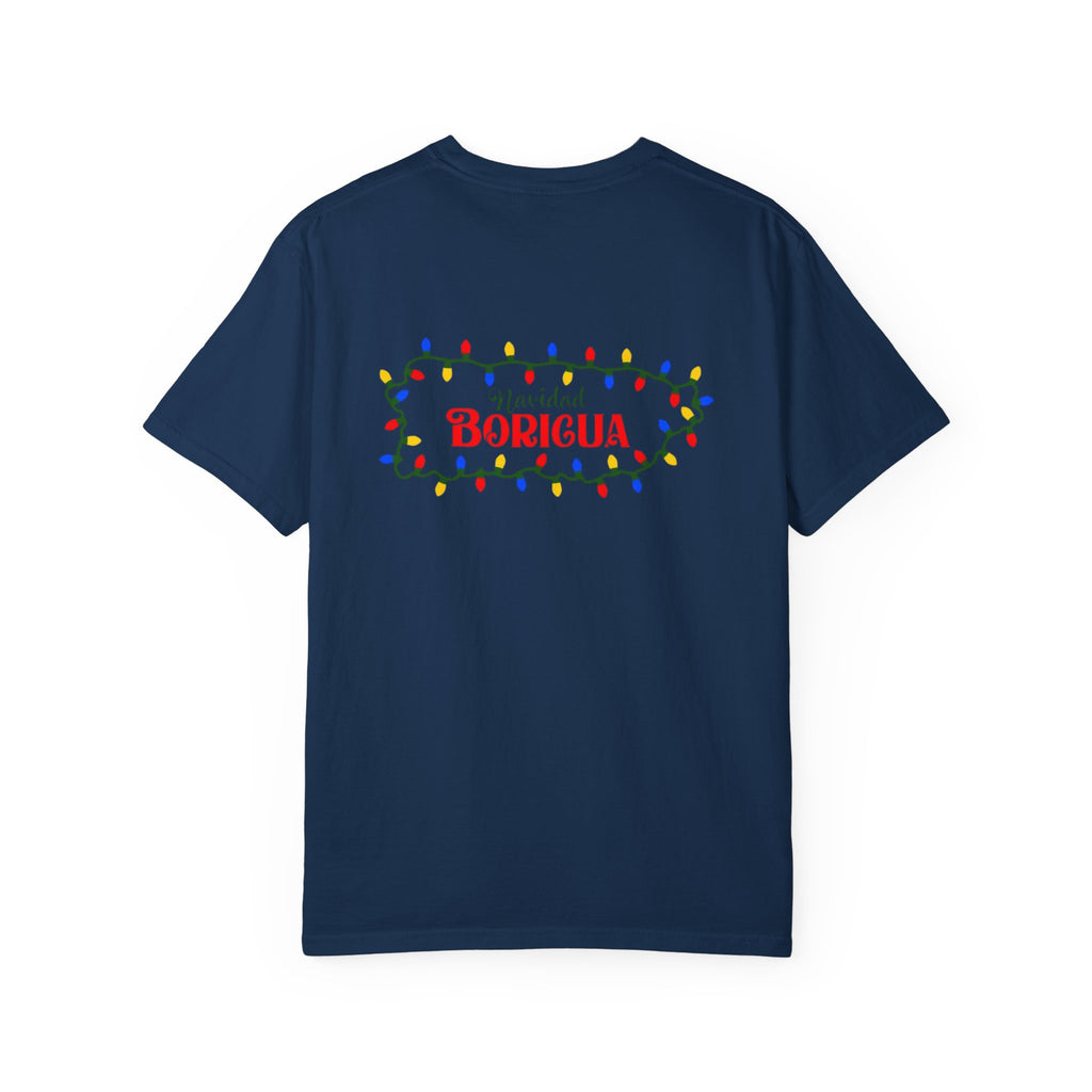 Medalla Light Beer T-Shirt  Navidad Boricua Holiday Tee Puerto Rico’s Navidades