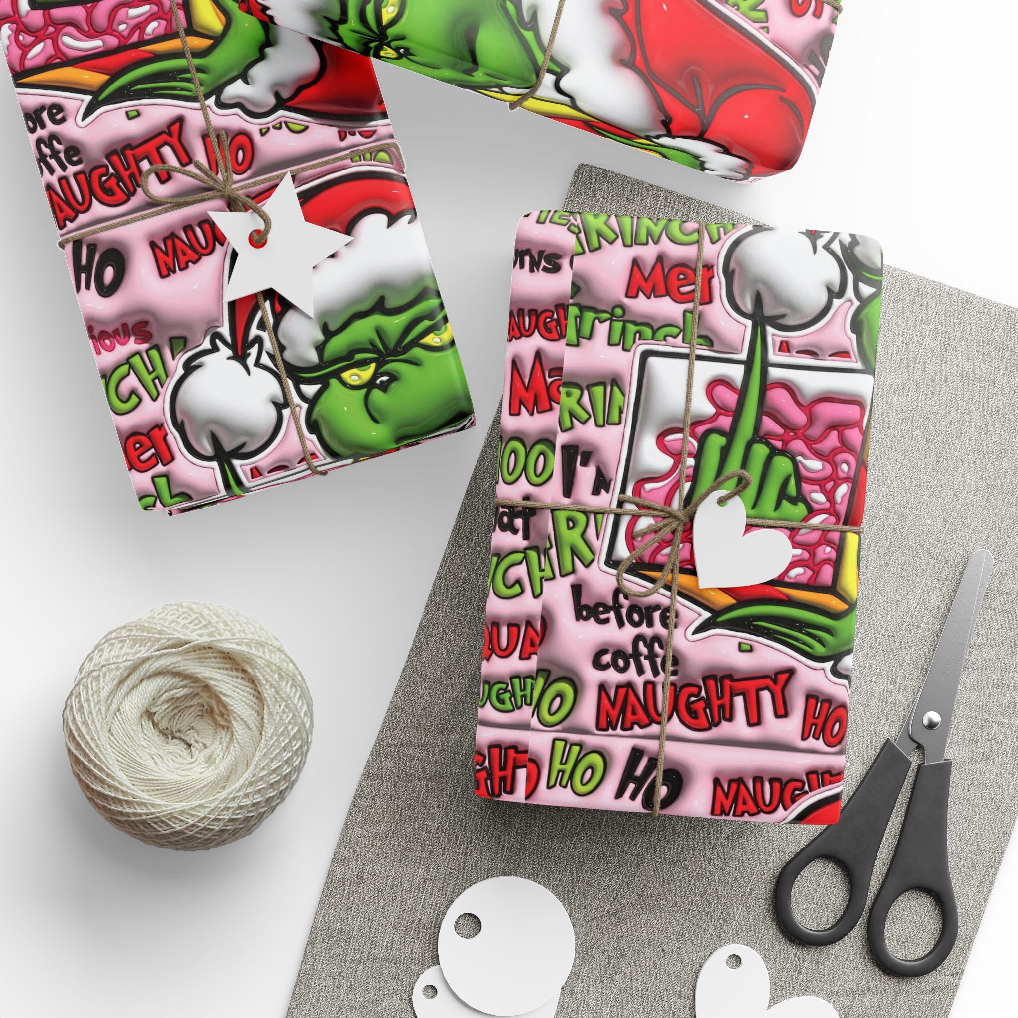 Festive Wrapping Paper – Whimsical Holiday Gift Wrap | Christmas Paper Roll | Fun & Unique Gift Packaging