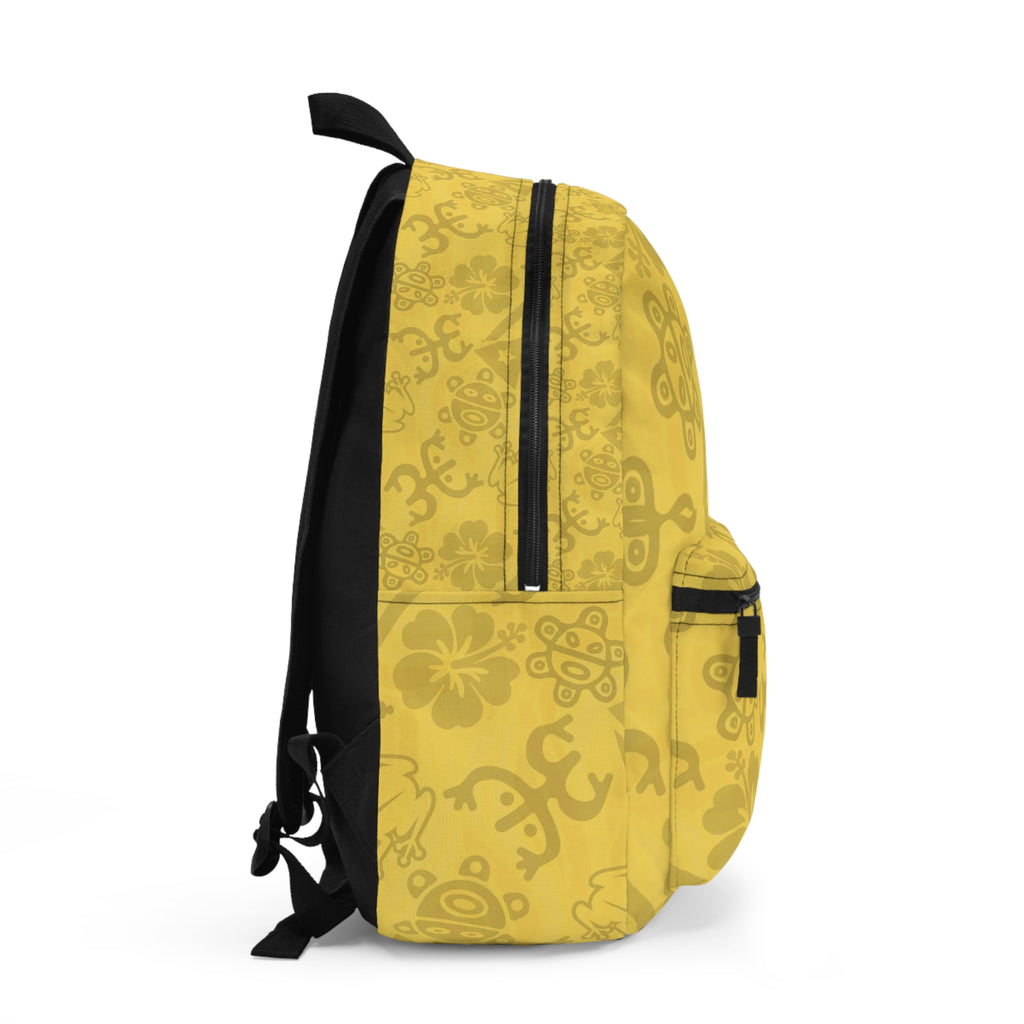 Herencia Boricua Taino De Aqui Tropical Pattern Backpack Puerto Rican heritage