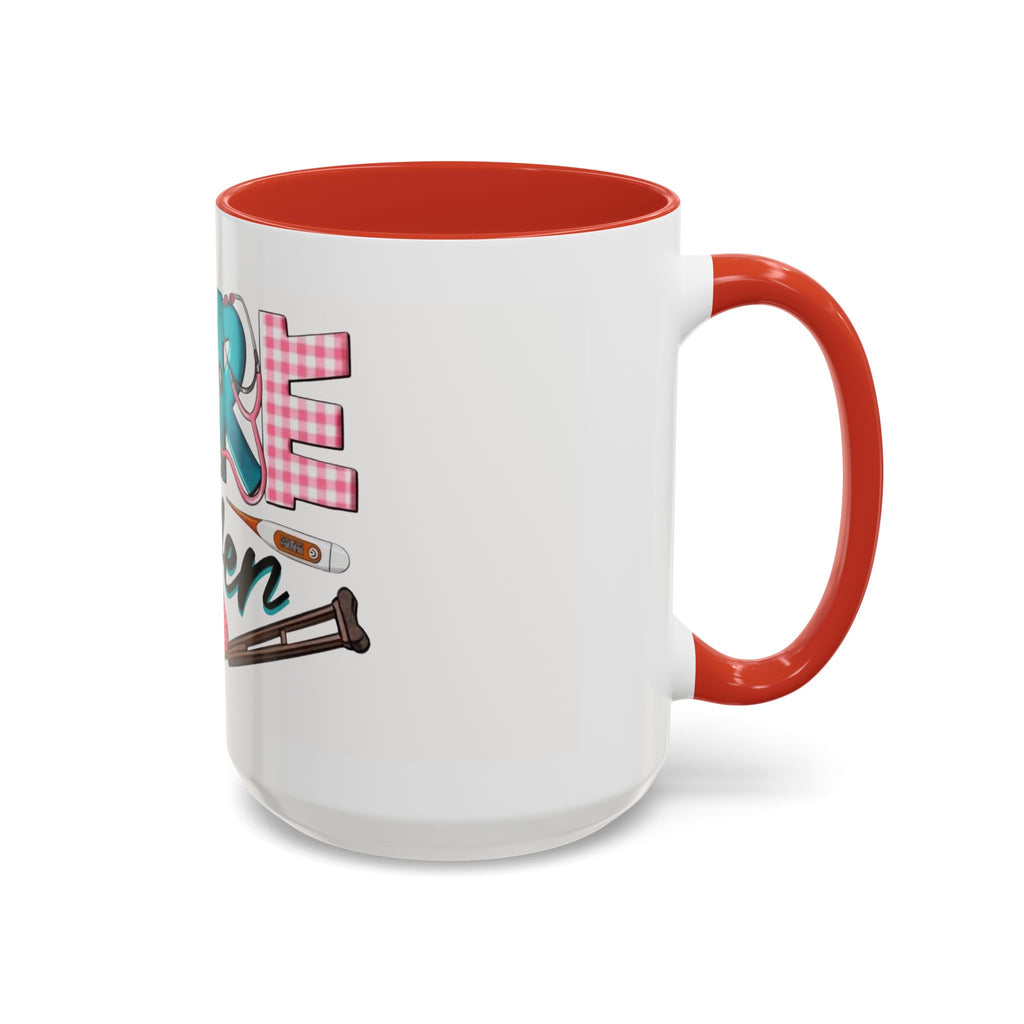 Nurse Given Accent Coffee Mug — Caregiver & Medical Equipment Design Christmas mug for all healthcare heroes