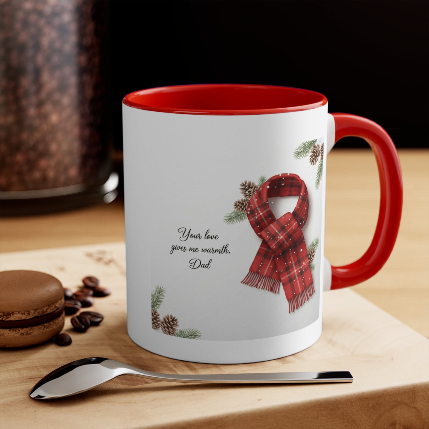Xmas Mug Collection Funny, Cute & Cozy Holiday Coffee MugsFestive Love Mug 11oz Colorful Accent Christmas Gift for Dad