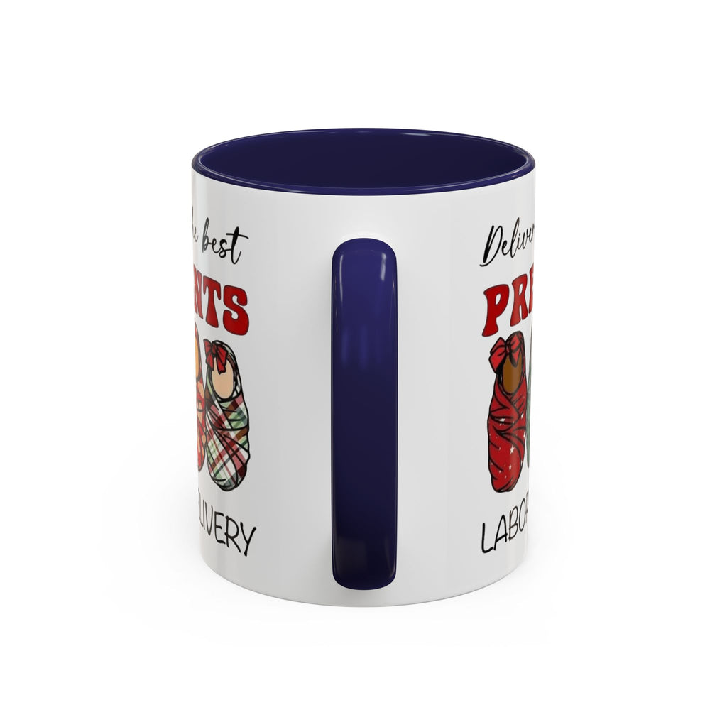 Christmas Presents Delivery Coffee Mug — "Delivering the Best Presents" Accent Mug Medical Christmas Mug,
