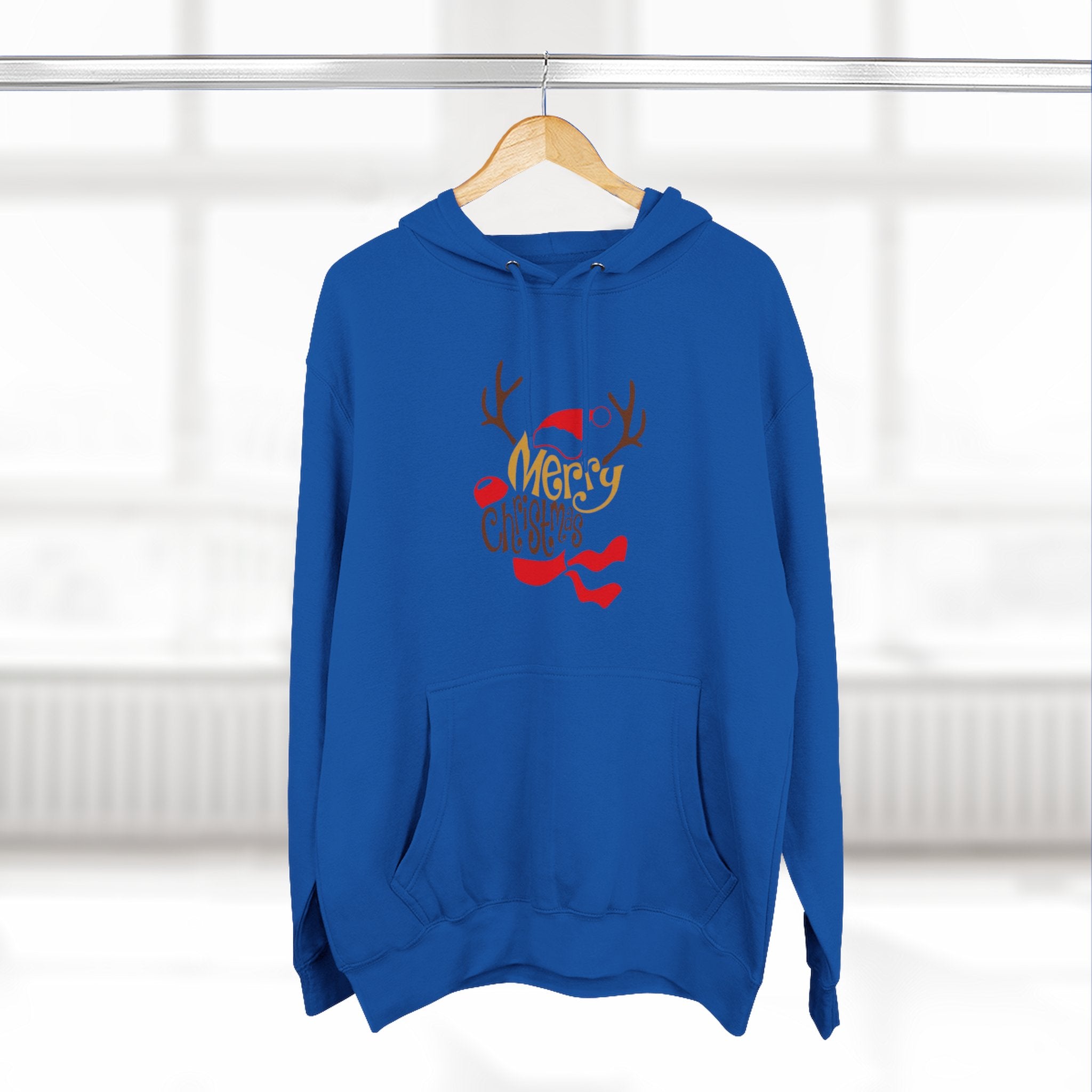 Holiday Apparel | Christmas Tees & Sweatshirts with Festive Quotes Merry Christmas Fleece Hoodie