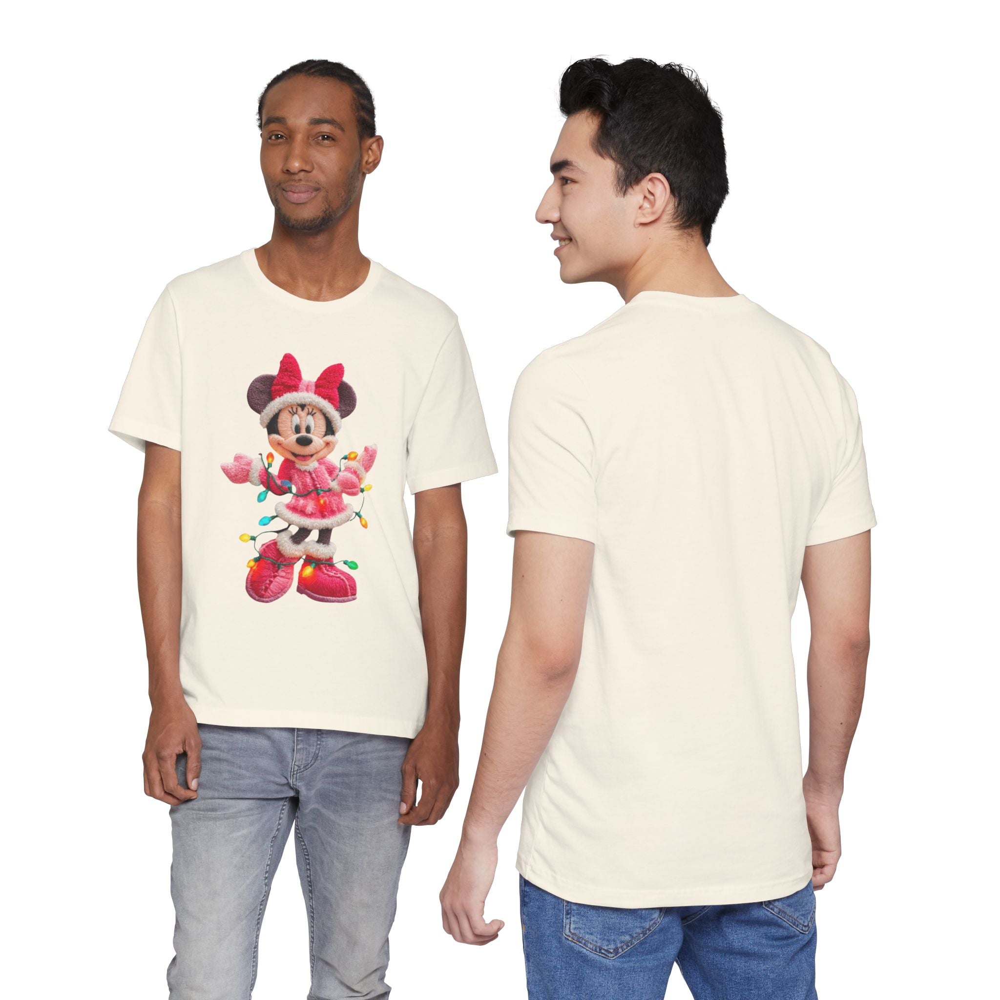 Minnie Mouse Holiday Lights T-Shirt Festive Holiday Designs