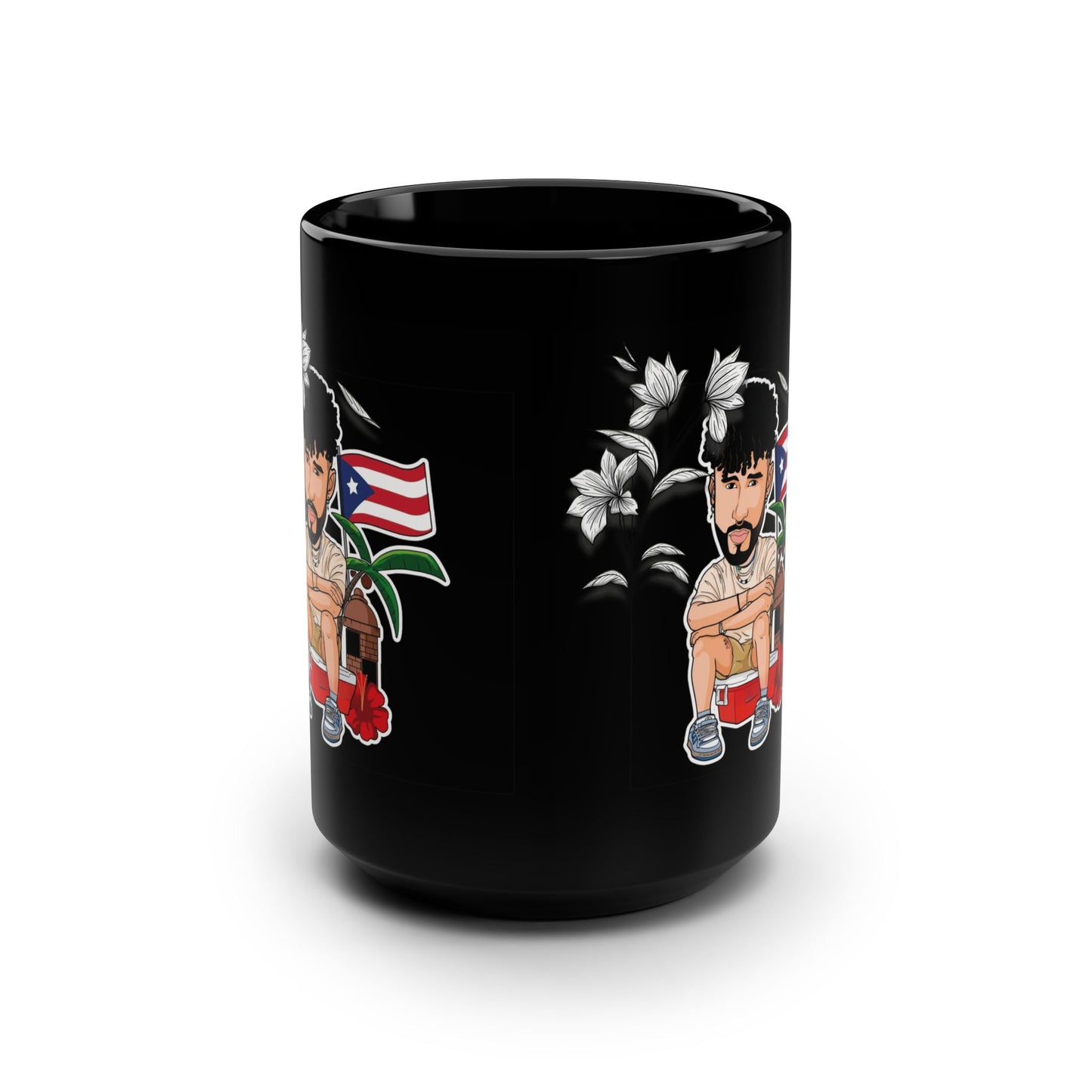 Patriotic Puerto Rican Mug,Gift for Dad, Unique Father's Day Present, Tea Lover's Drinkware