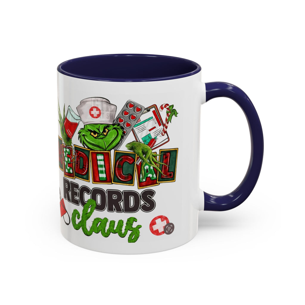 Medical Records Claus Coffee Mug — Funny Holiday Nurse & Medical Staff Gift (11/15oz) Medical Christmas Mug,