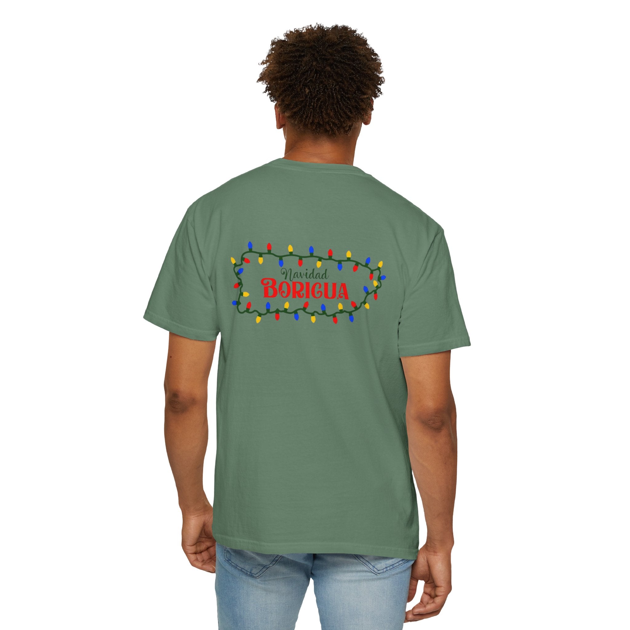 Medalla Light Beer T-Shirt  Navidad Boricua Holiday Tee Puerto Rico’s Navidades