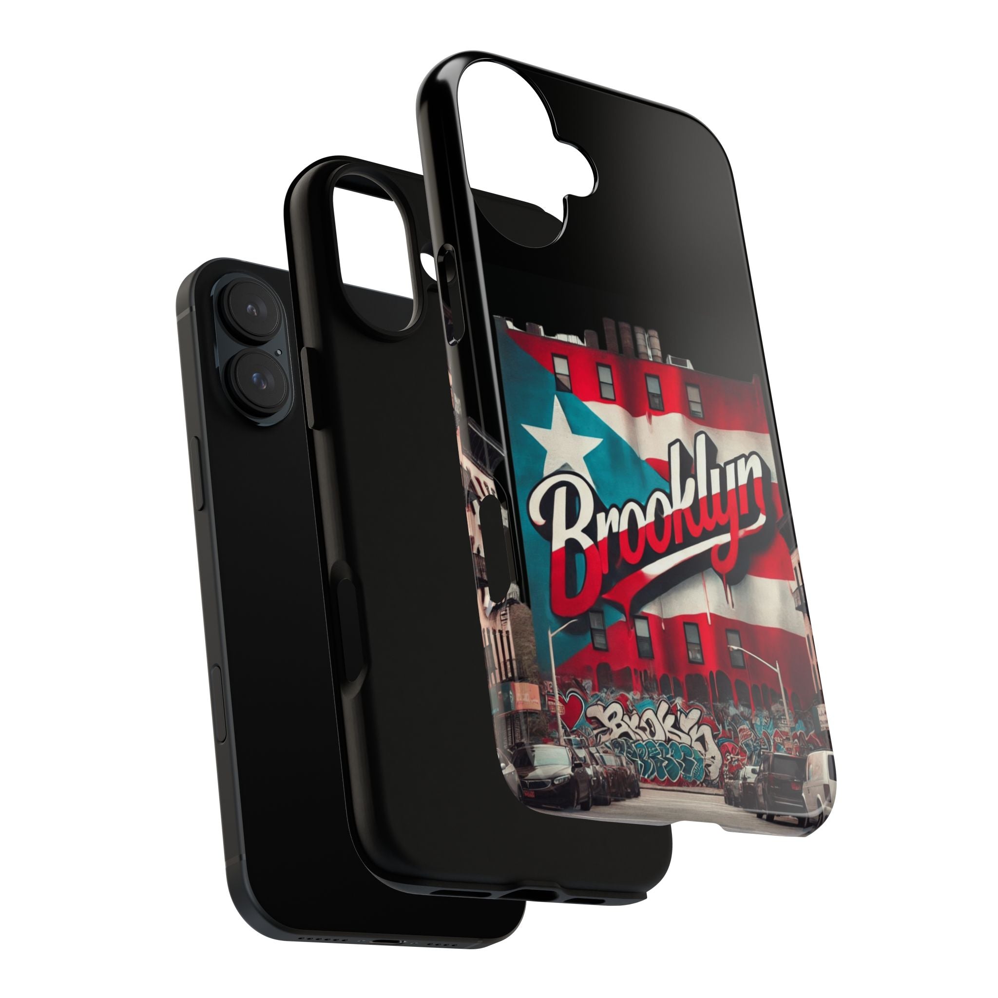 Brooklyn Street Art Phone Case  Urban Graffiti Protective Cover
