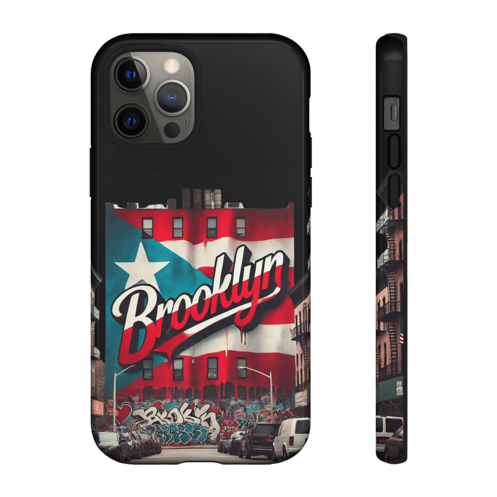 Brooklyn Street Art Phone Case  Urban Graffiti Protective Cover