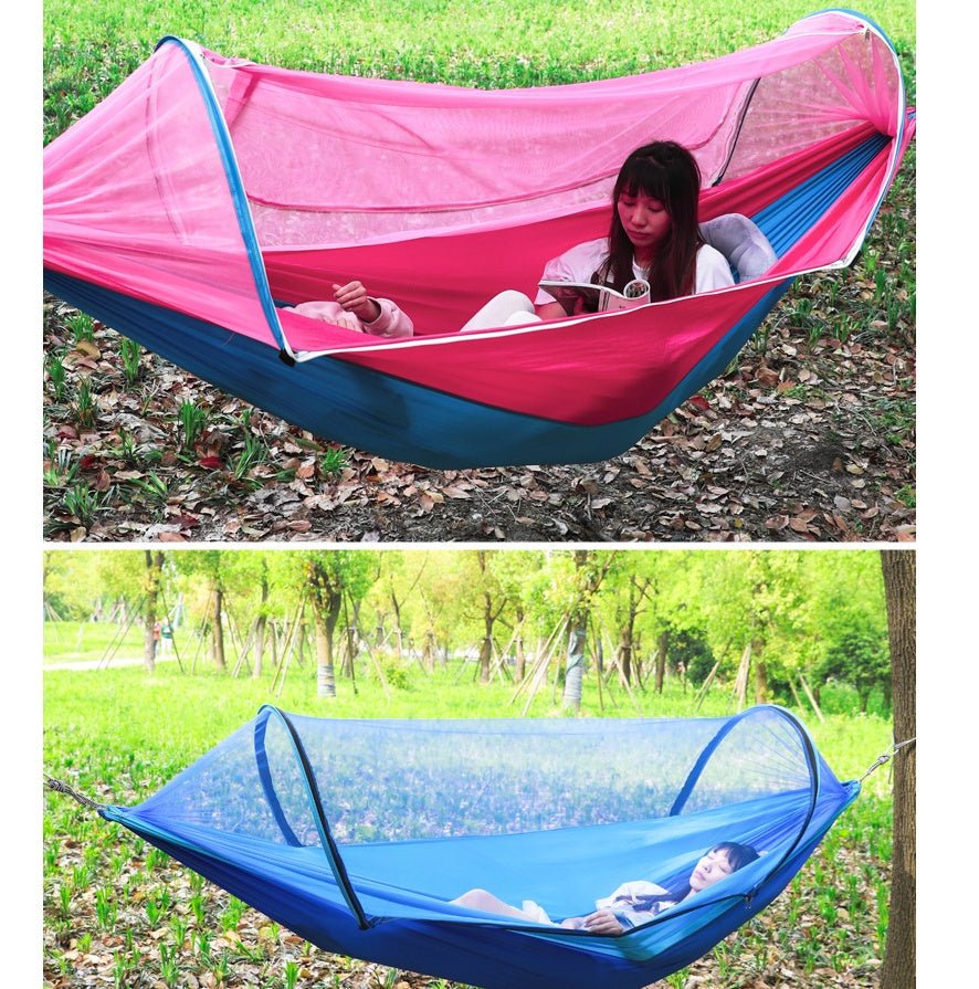 2 Person Portable Outdoor Mosquito Parachute Hammock - Metamorphosis Creations