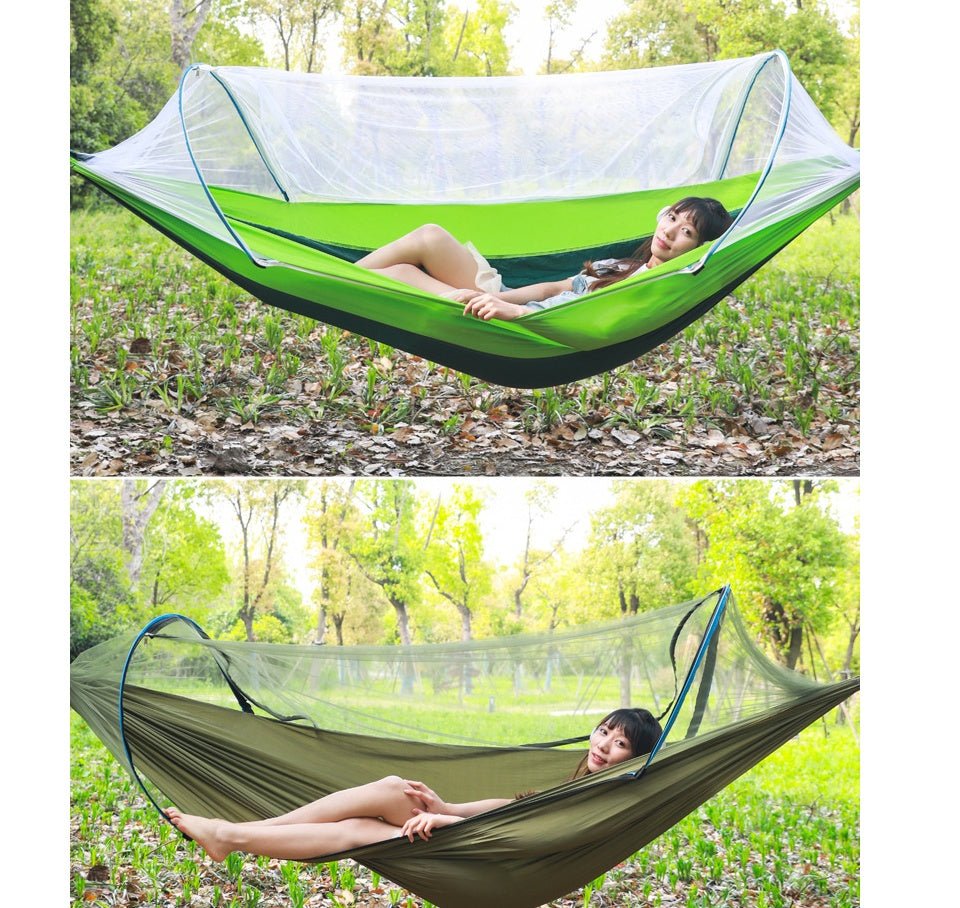 2 Person Portable Outdoor Mosquito Parachute Hammock - Metamorphosis Creations