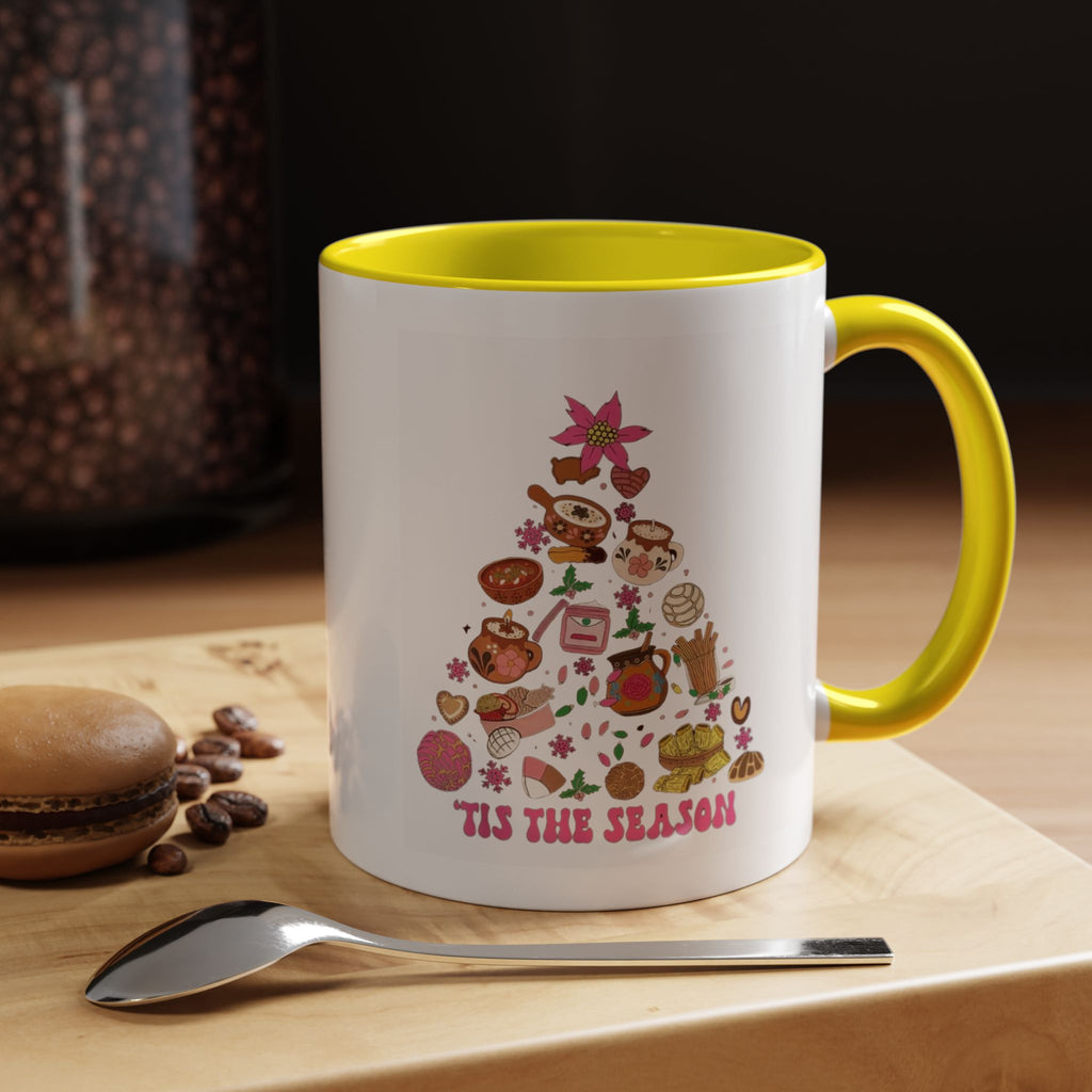 Coffee Mug - 'Tis the Season' Holiday Cookie Tree Accent Mug (11/15oz)