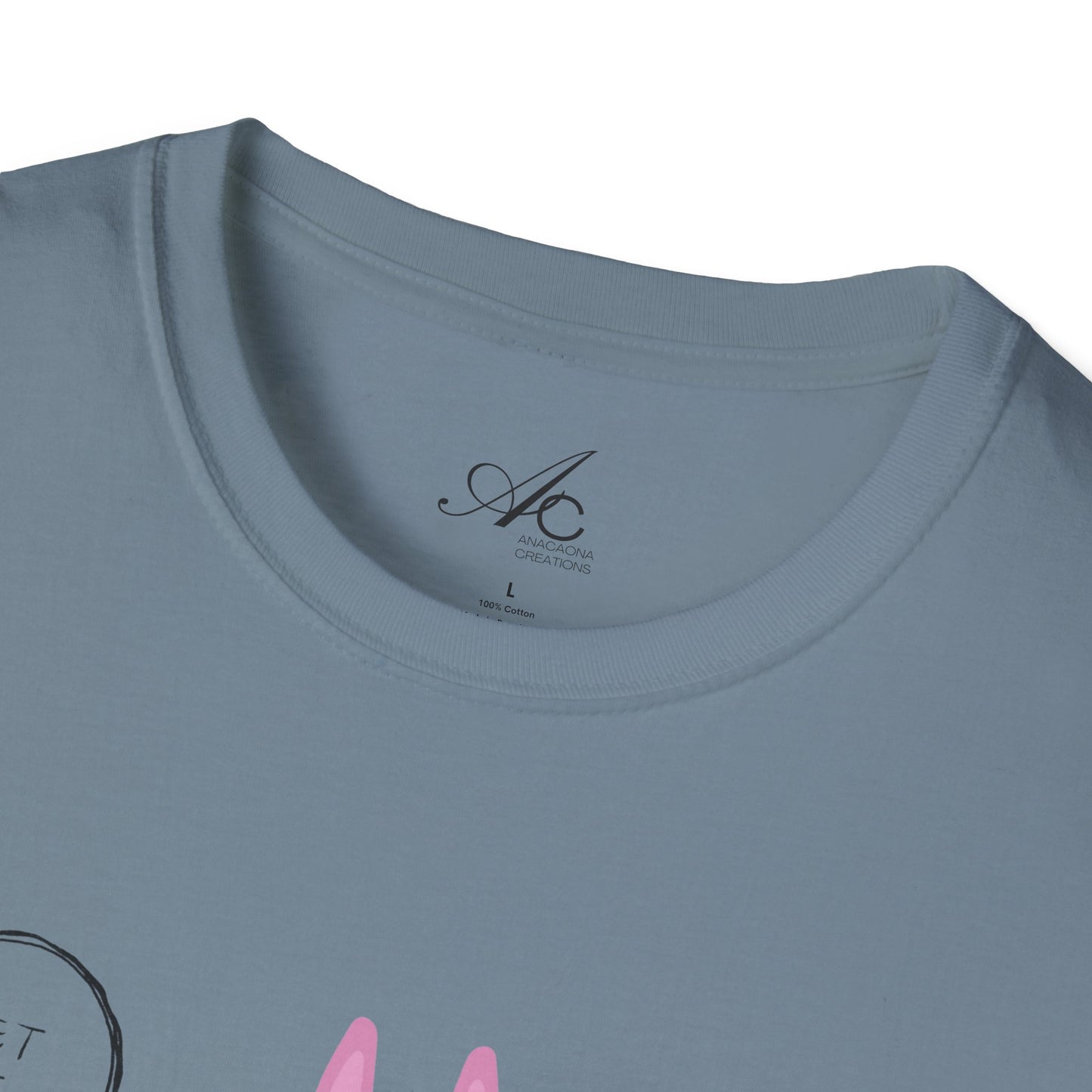 ✨ Let your outfit reflect your inner peace. Meditating Bunny T-Shirt, Softstyle Tee for Relaxation, Chill Vibes Apparel, Perfect Gift for Yoga Lovers, Cute Animal Graphic Tee