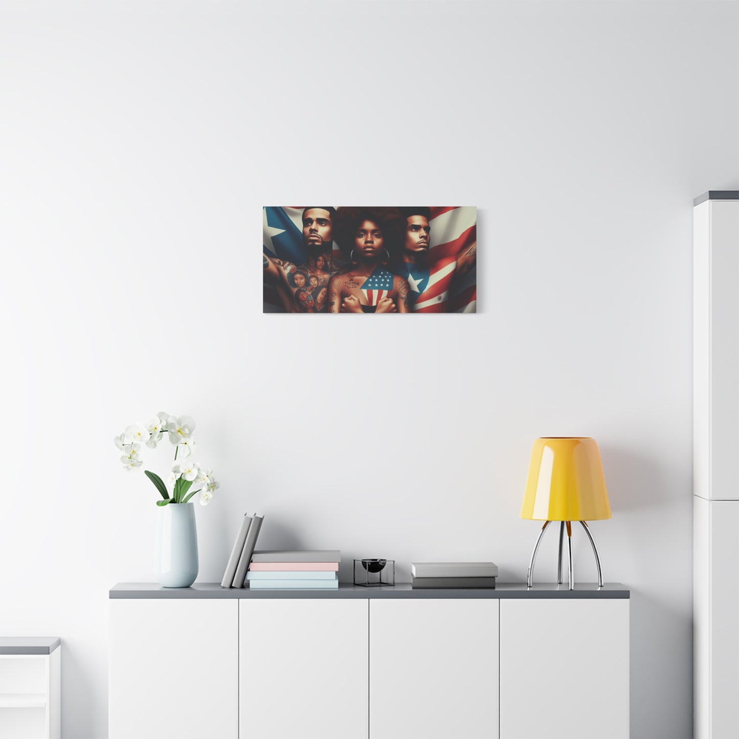 Rooted in Culture, Radiating Power Puerto Rican Wall Art, Unique Gift, Empowering Decor