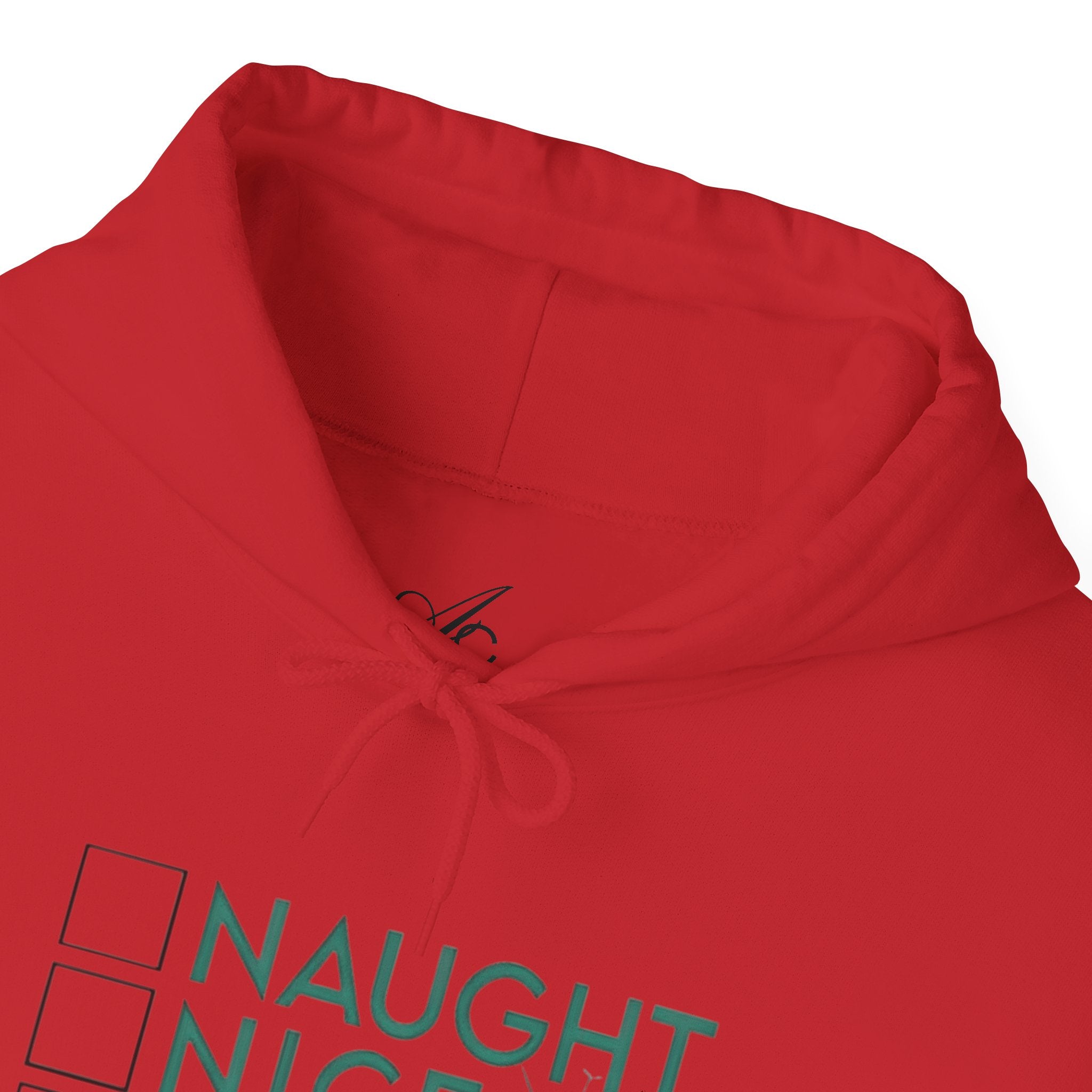 Holiday Hoodie — "Naughty, Nice, I Tried" Funny Christmas Sweatshirt