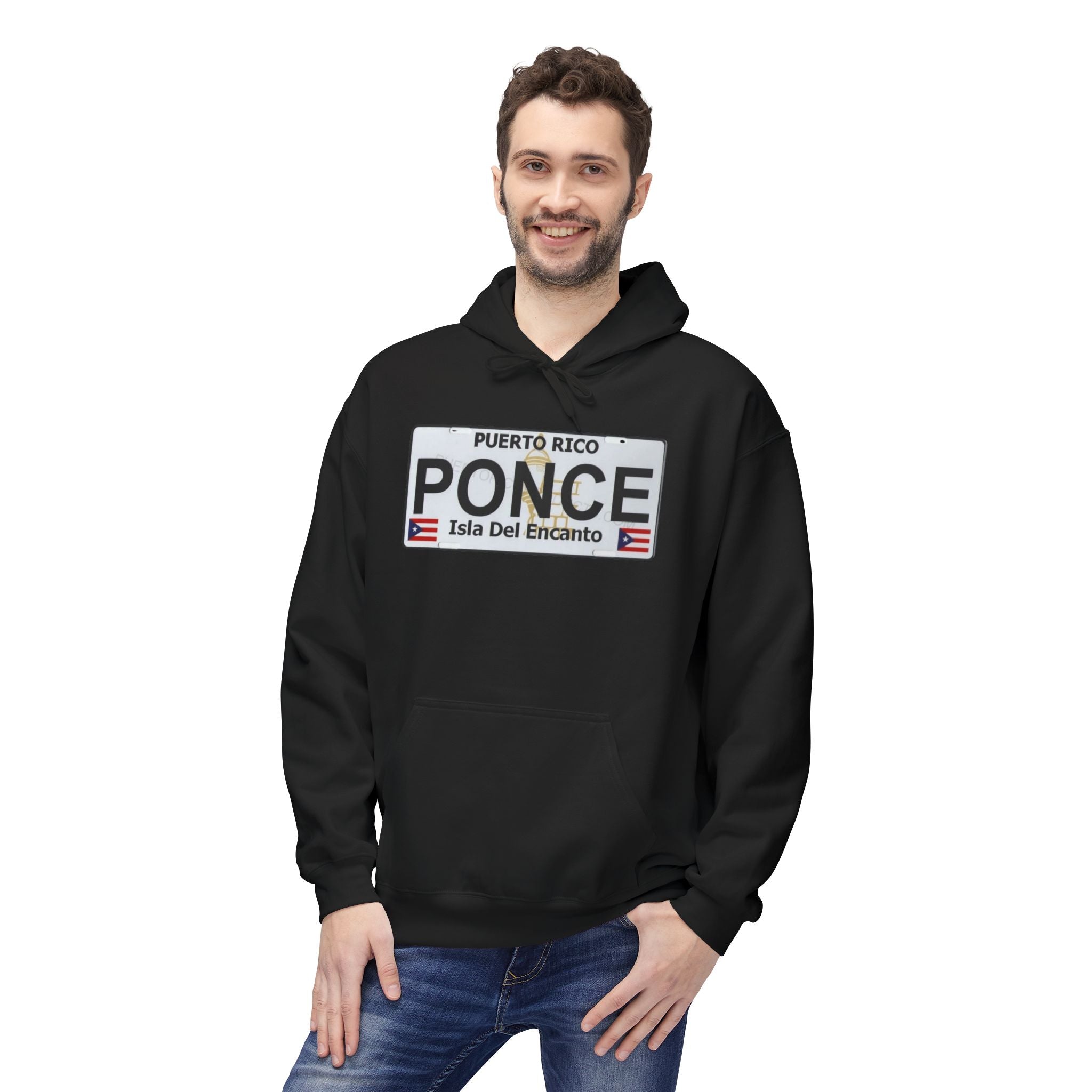 Ponce Puerto Rico License Plate Hoodie Isla Del Encanto Pullover