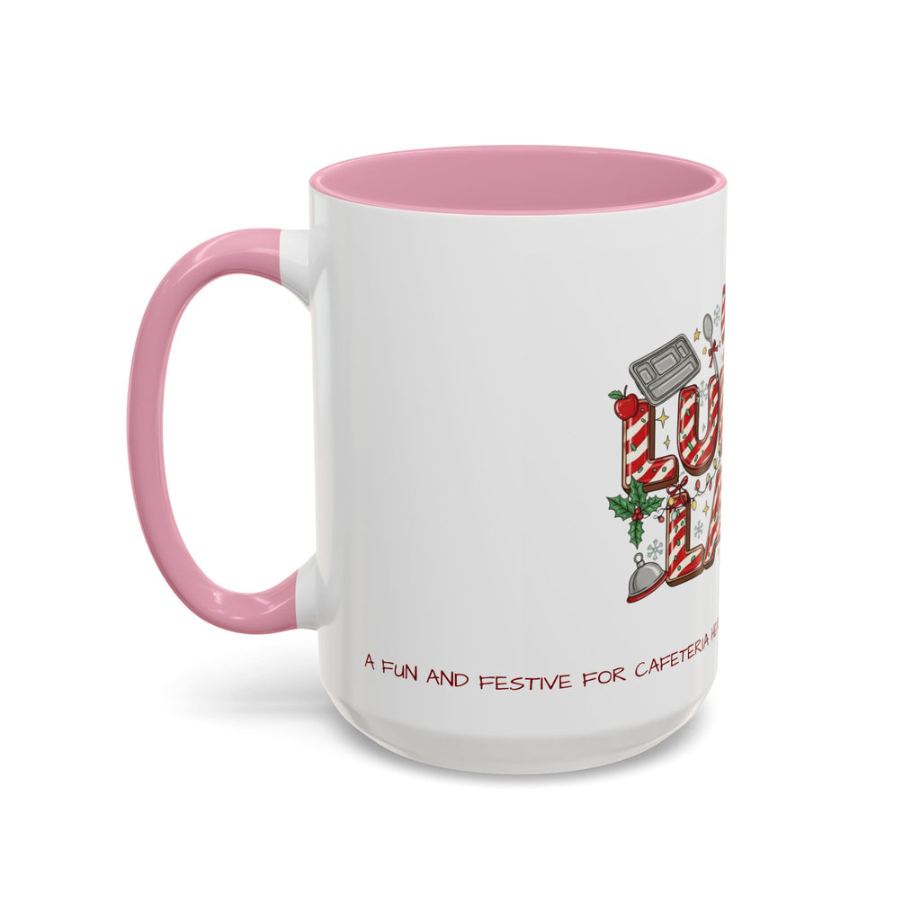 Lunch Lady Mug "Cafeteria Hero Who Feeds the Whole School With Love" | 11oz/15oz Gift  School Staff Christmas Mug Collection