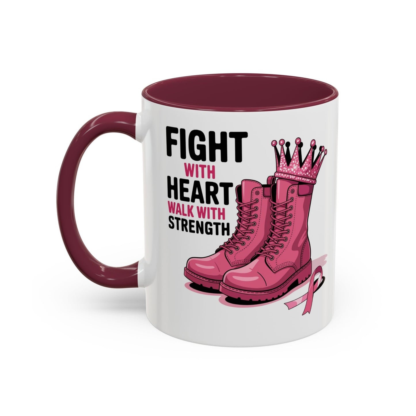 You Beat It! Cancer Survivor Mug | Motivational Gift for Her or Him | Warrior Mug