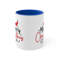 Merry Christmas Accent Mug - Festive Holiday Coffee Cup