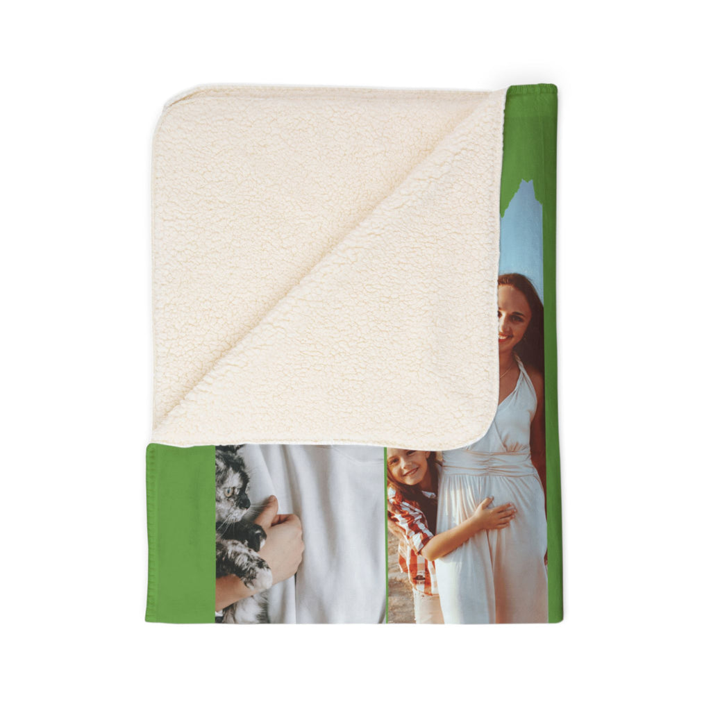 Mama Fleece Sherpa Blanket "Clothed in Strength & Dignity" Cozy Mother's Day Gift cozy all-occasion blanket!
