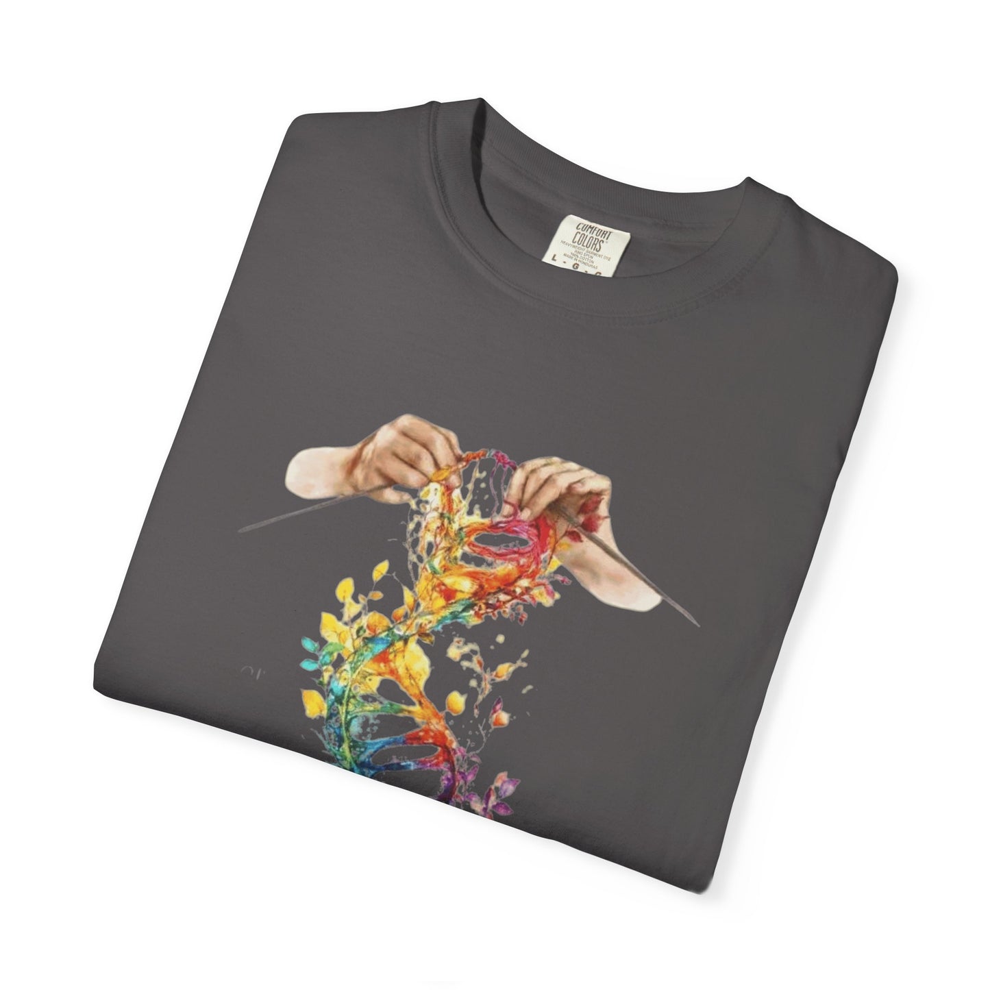 👚 Soft. Stylish. Mom-approved. Order now and gift her something she'll actually wear! Colorful DNA Art Unisex T-shirt, Science Tee, Creative Garment, Gift for Scientists,