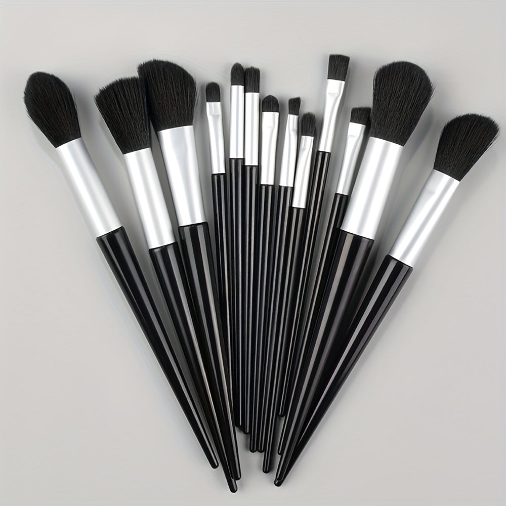 15Pcs Makeup Brush Set Soft Fluffy Professional Cosmetic Foundation Powder Eyeshadow Kabuki Blending Make Up Brush Beauty Tool Ideal For Makeup Beginner And Artist
