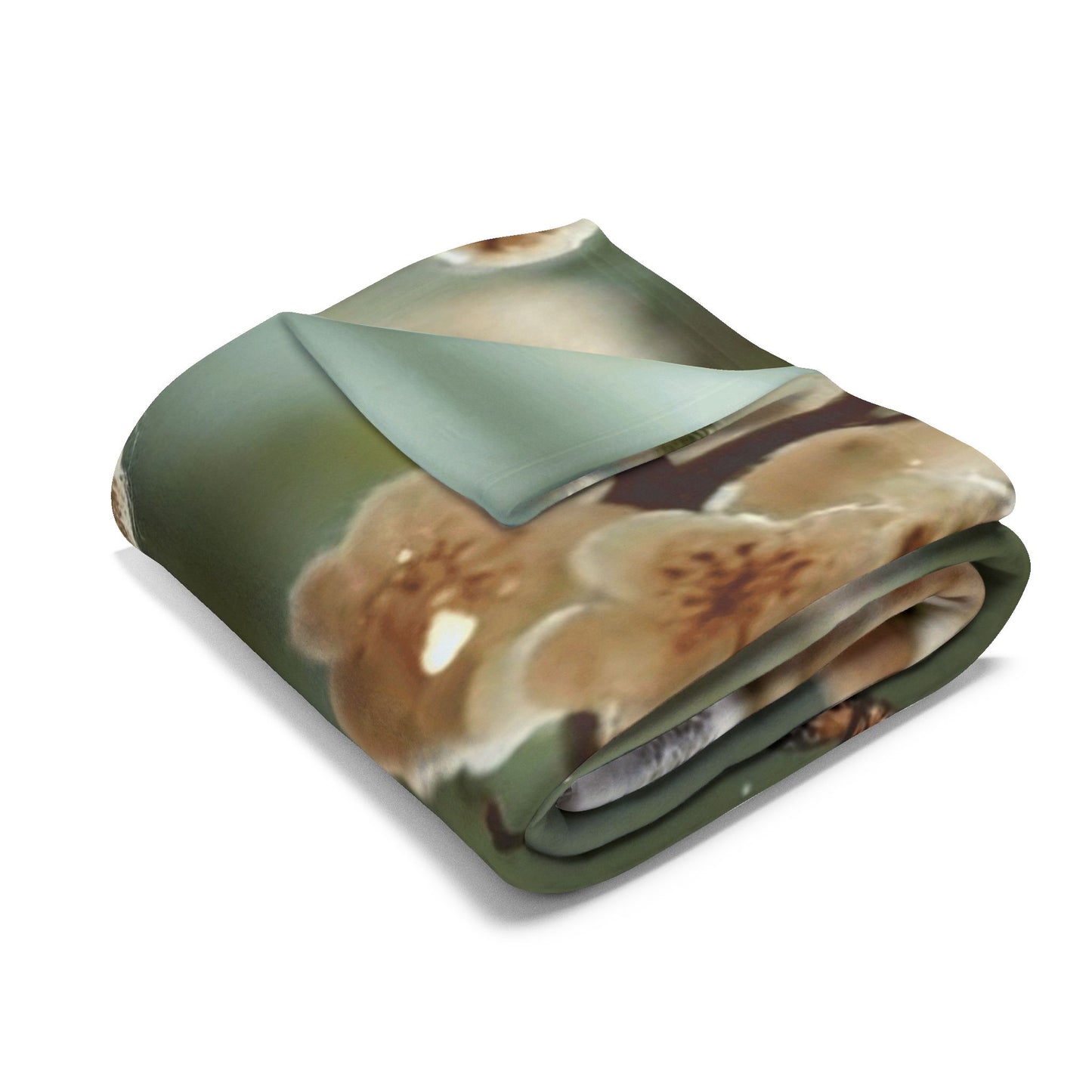 Floral Fairy Fleece Blanket — Cozy Spring Blossom Throw for Kids & Adults