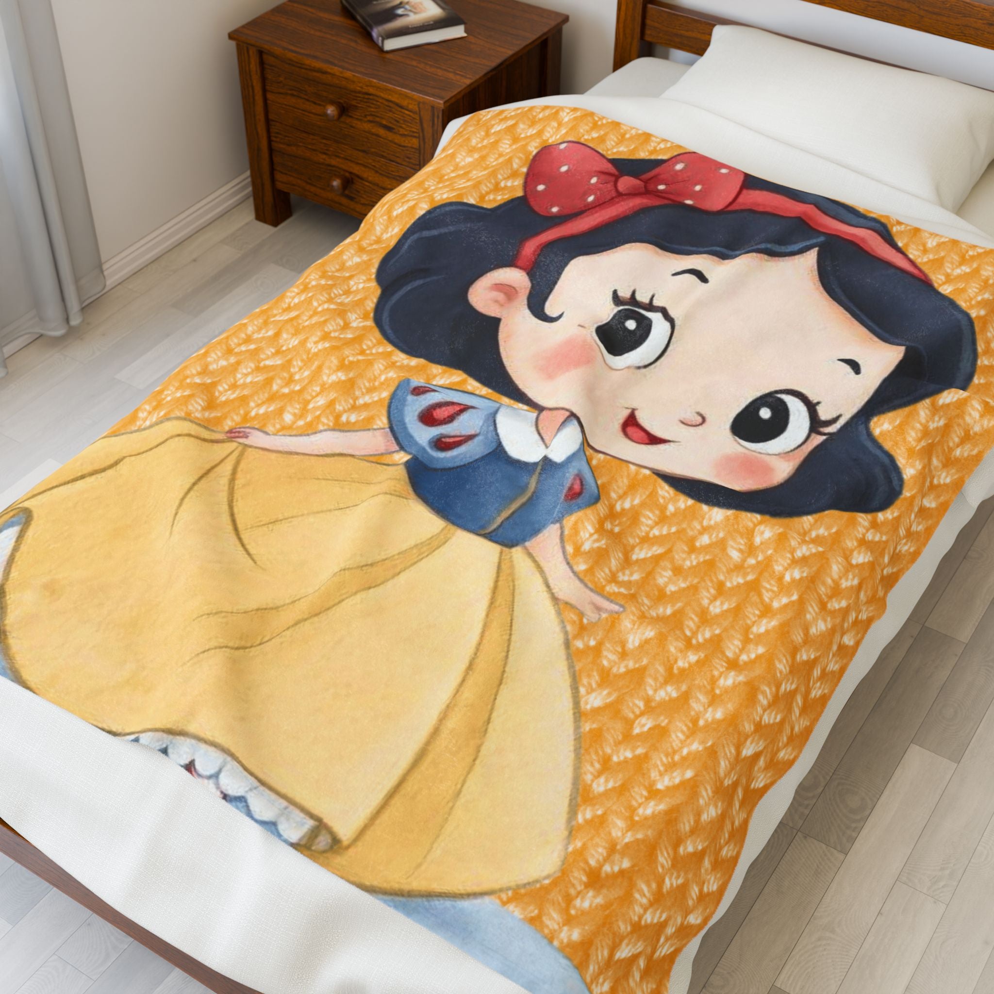 Santa Peeking Velveteen Plush Blanket — Cute Christmas Throw for Kids & Holiday Décor