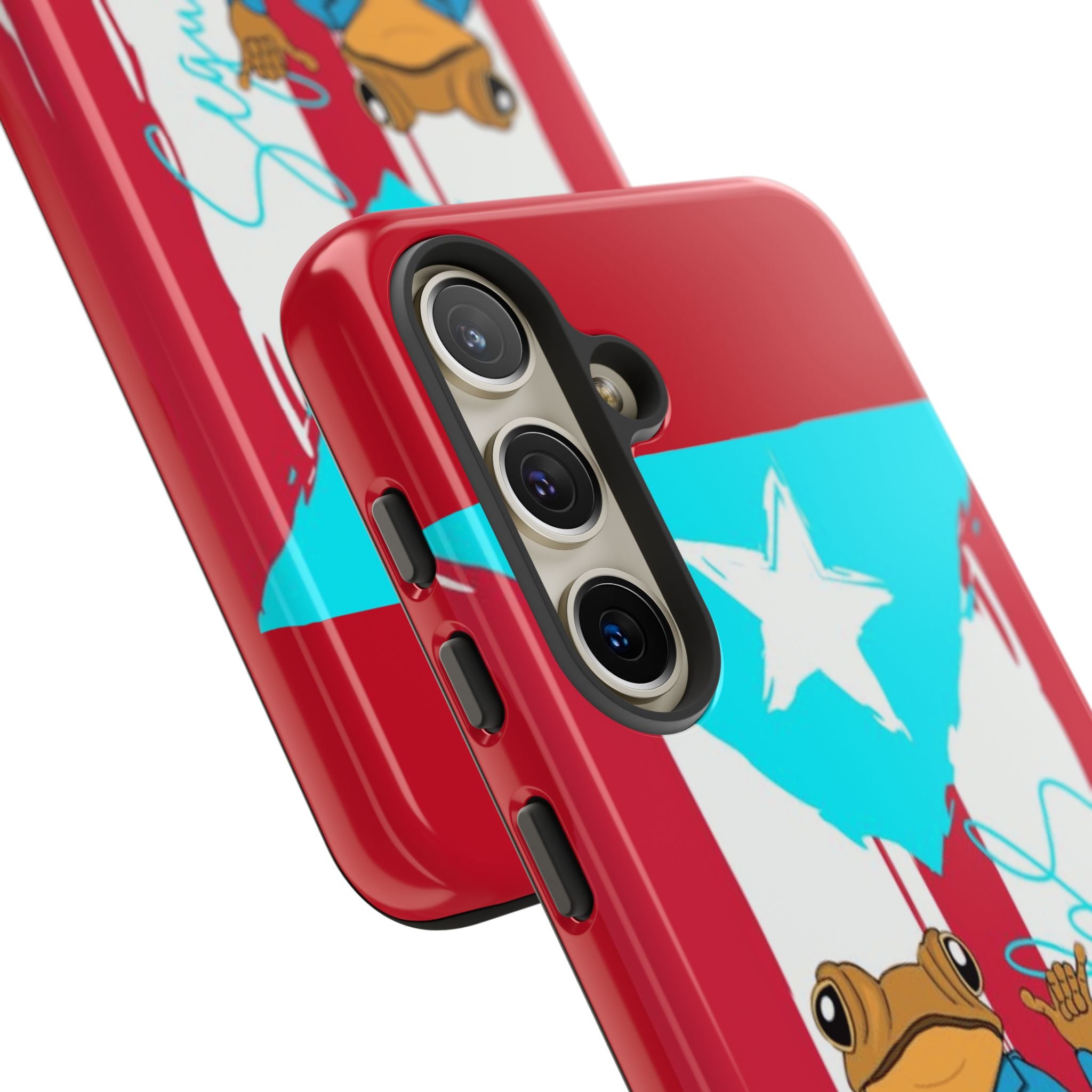 Puerto Rican Flag Frog Design ("Señorita Hops")Phone Case Isla del Encanto Phone Case – Puerto Rican Style