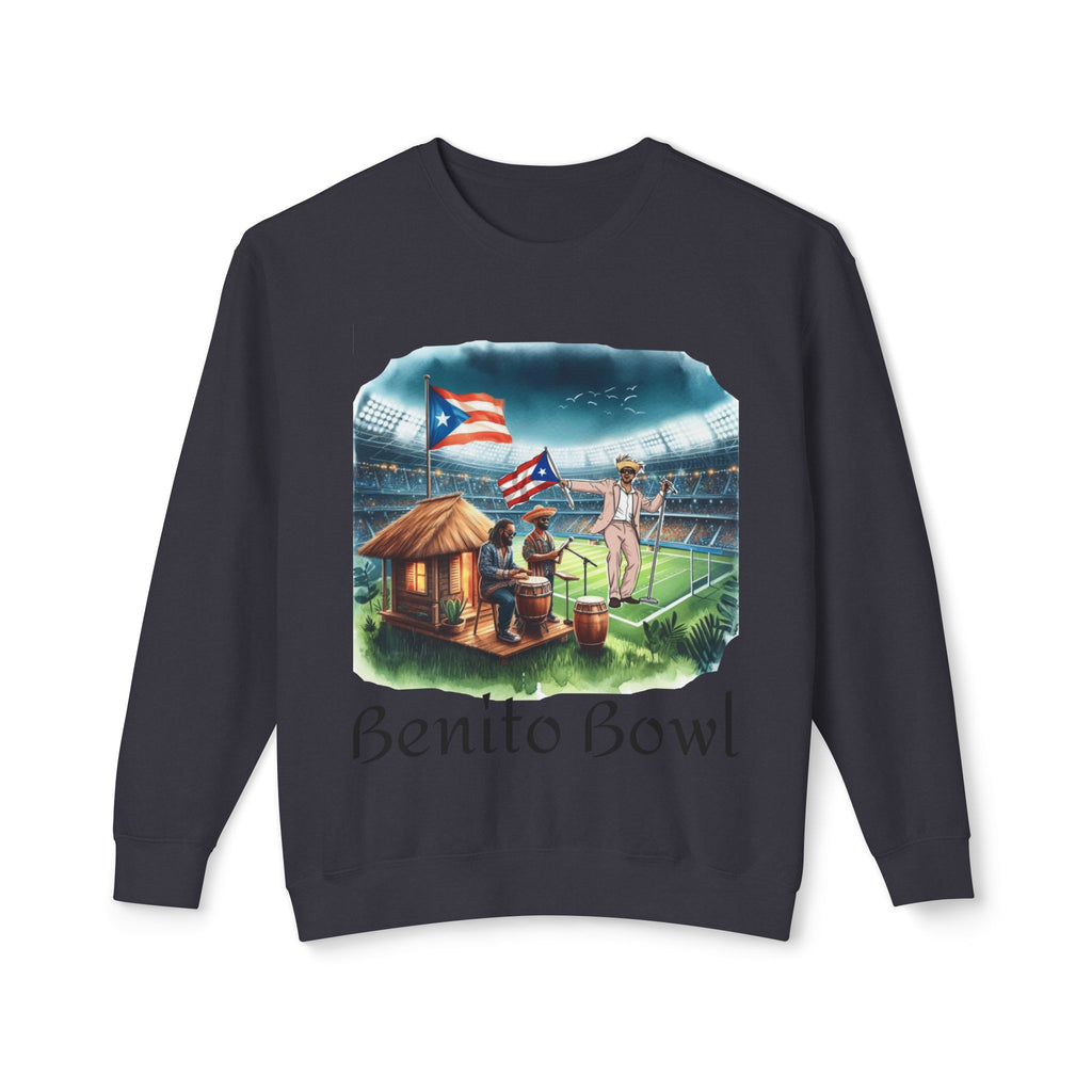 Benito Bowl Sweatshirt  Puerto Rican Tailgate SuperBowl Crewneck