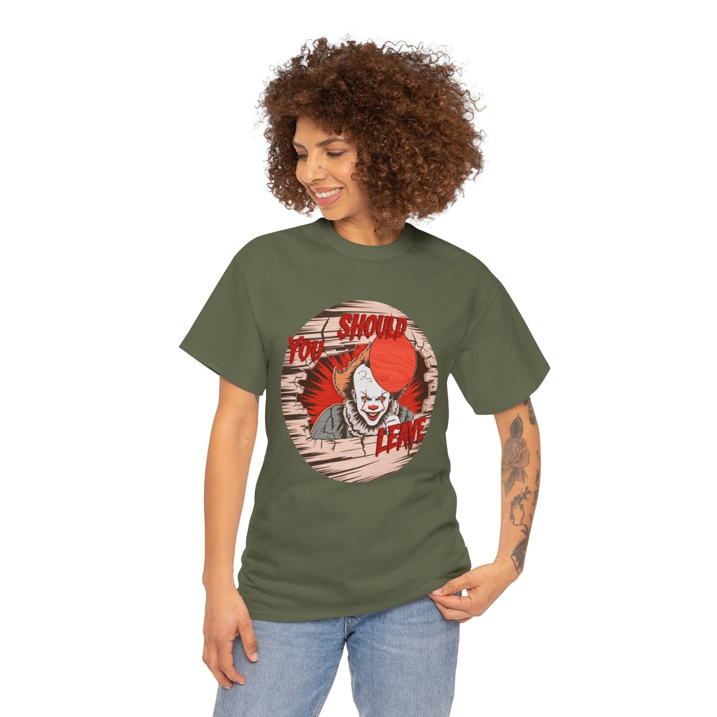Horror Graphic Tee, Halloween Costume Shirt, Unisex Creepy Cotton Tee, Funny Horror T-Shirt, Retro Scary Outfit