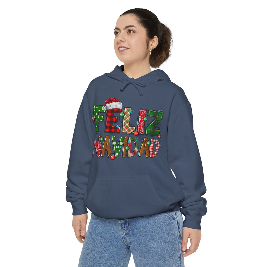 Feliz Navidad Holiday Hoodie  Festive Christmas Hoodie